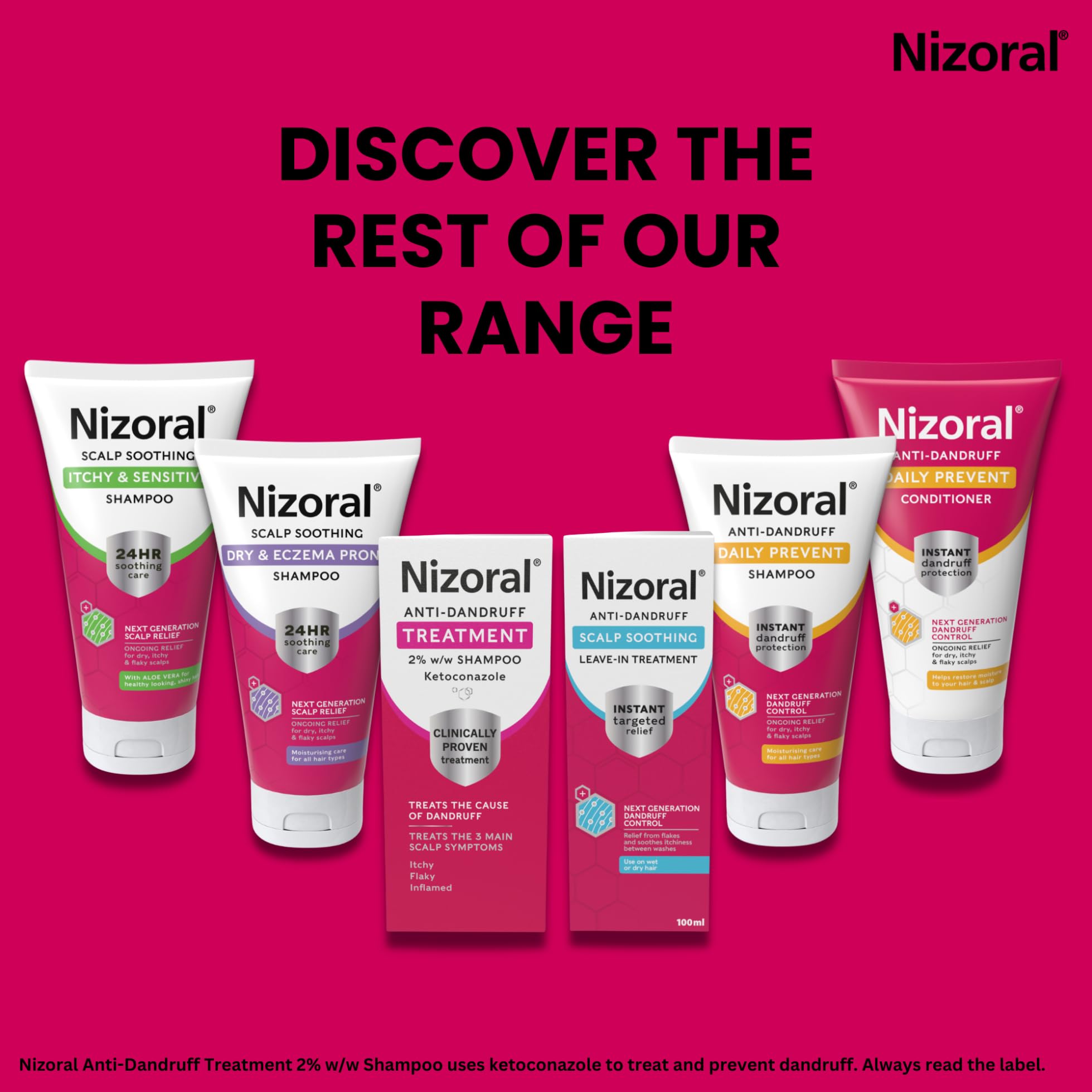 Nizoral Anti-Dandruff Treatment Shampoo with Ketoconazole for Flakes and Itching 9