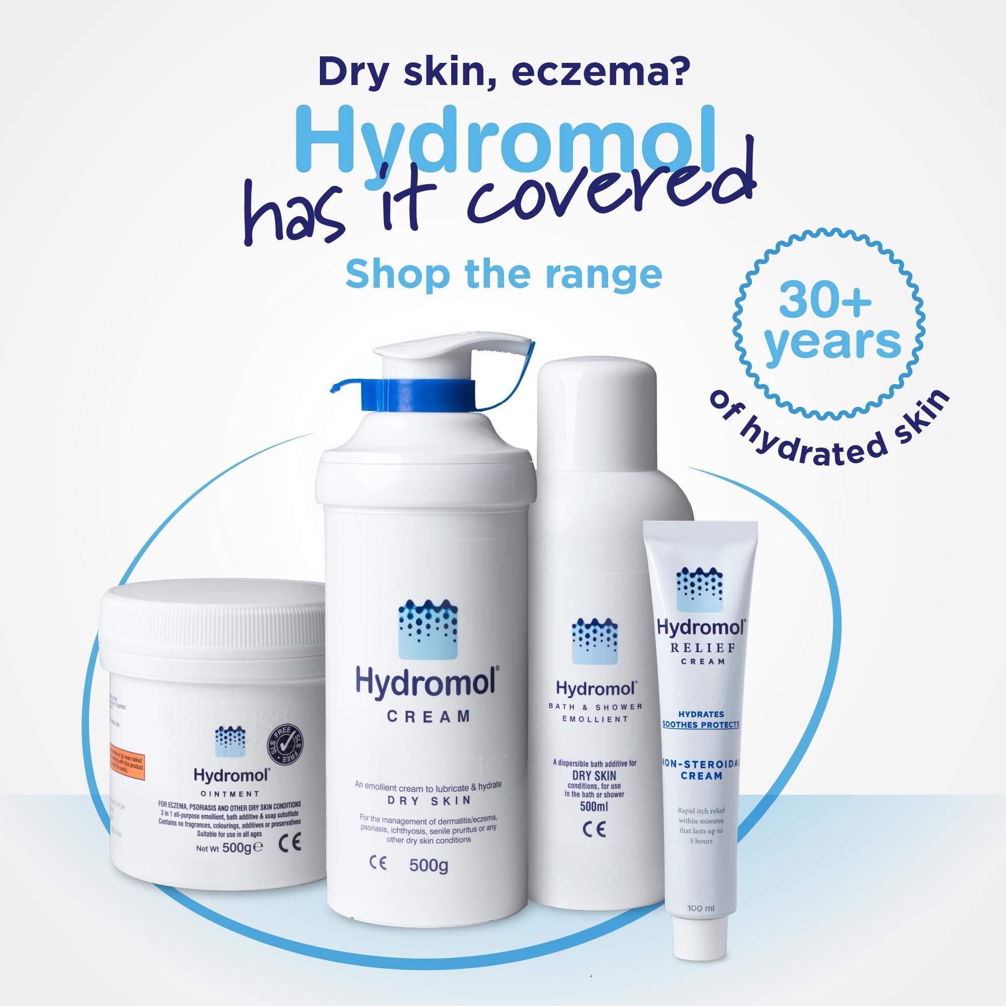 Hydromol Cream 500g: Emollient for Dry Skin, Eczema, and Psoriasis Management 5