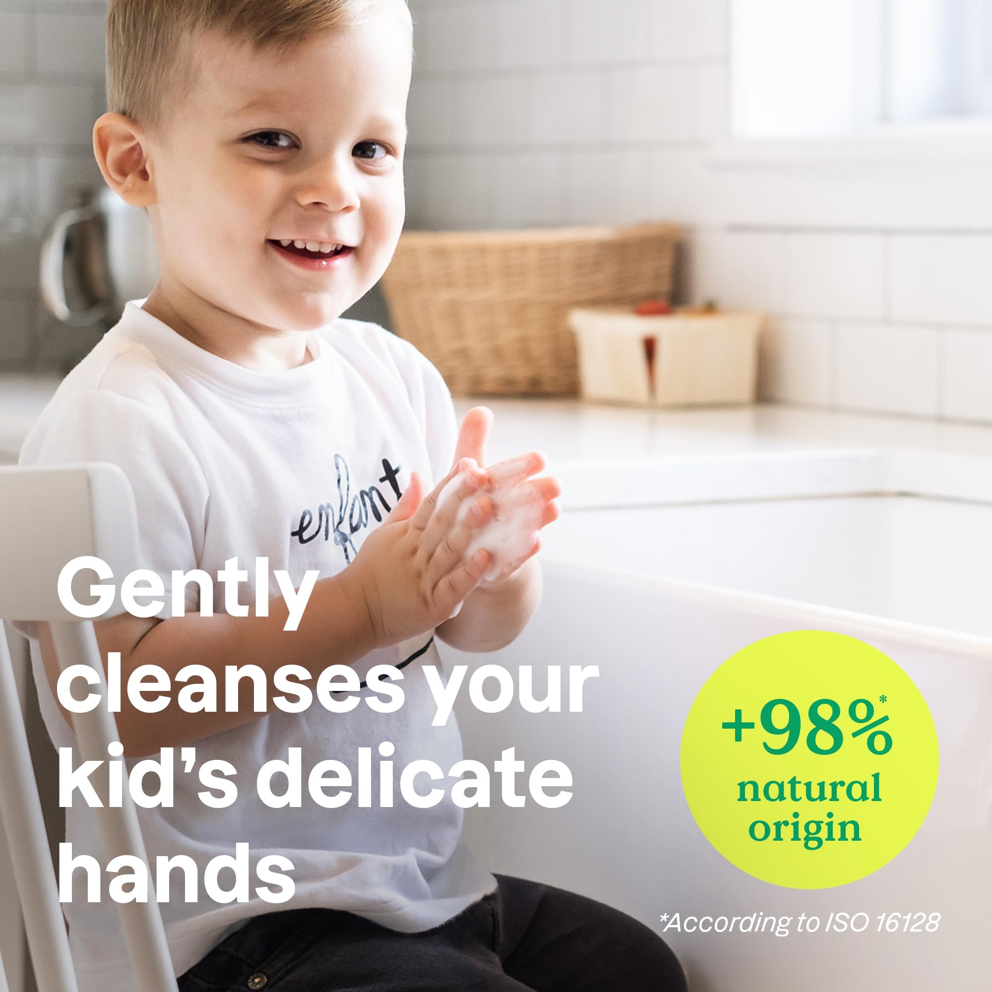 ATTITUDE Kids Foaming Hand Soap, EWG Verified, Pear & Vanilla Scent, 295 mL 3