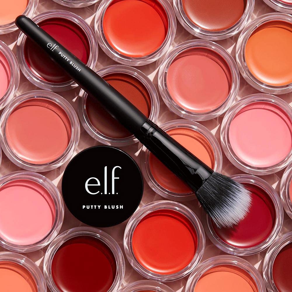 elf Putty Blush, cremige und hochpigmentierte Formel, Arganöl und Vitamin E, Tahiti, 10 g 5