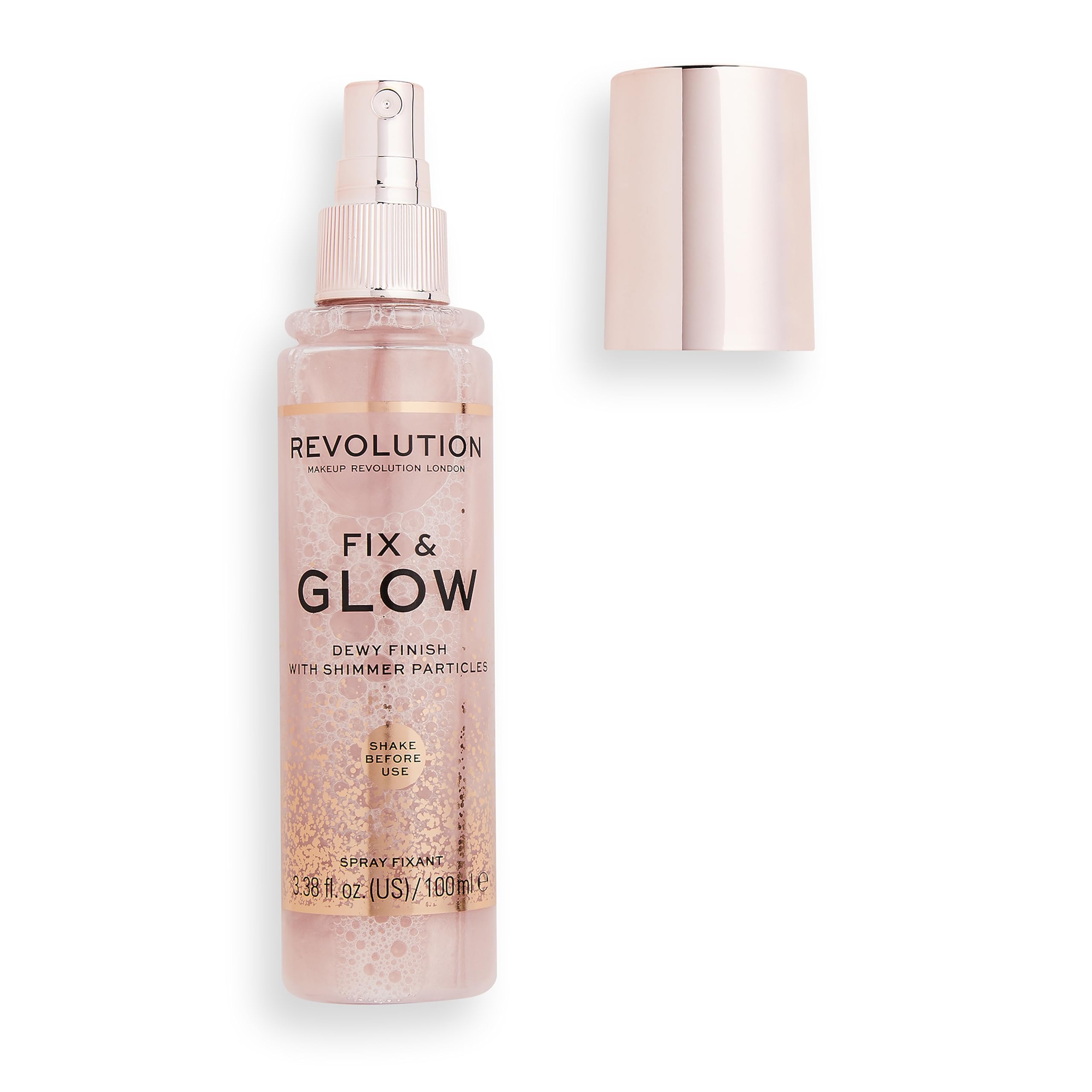 Revolution Beauty Fix &amp; Glow Fixierspray, aufhellend &amp; feuchtigkeitsspendend, vegan