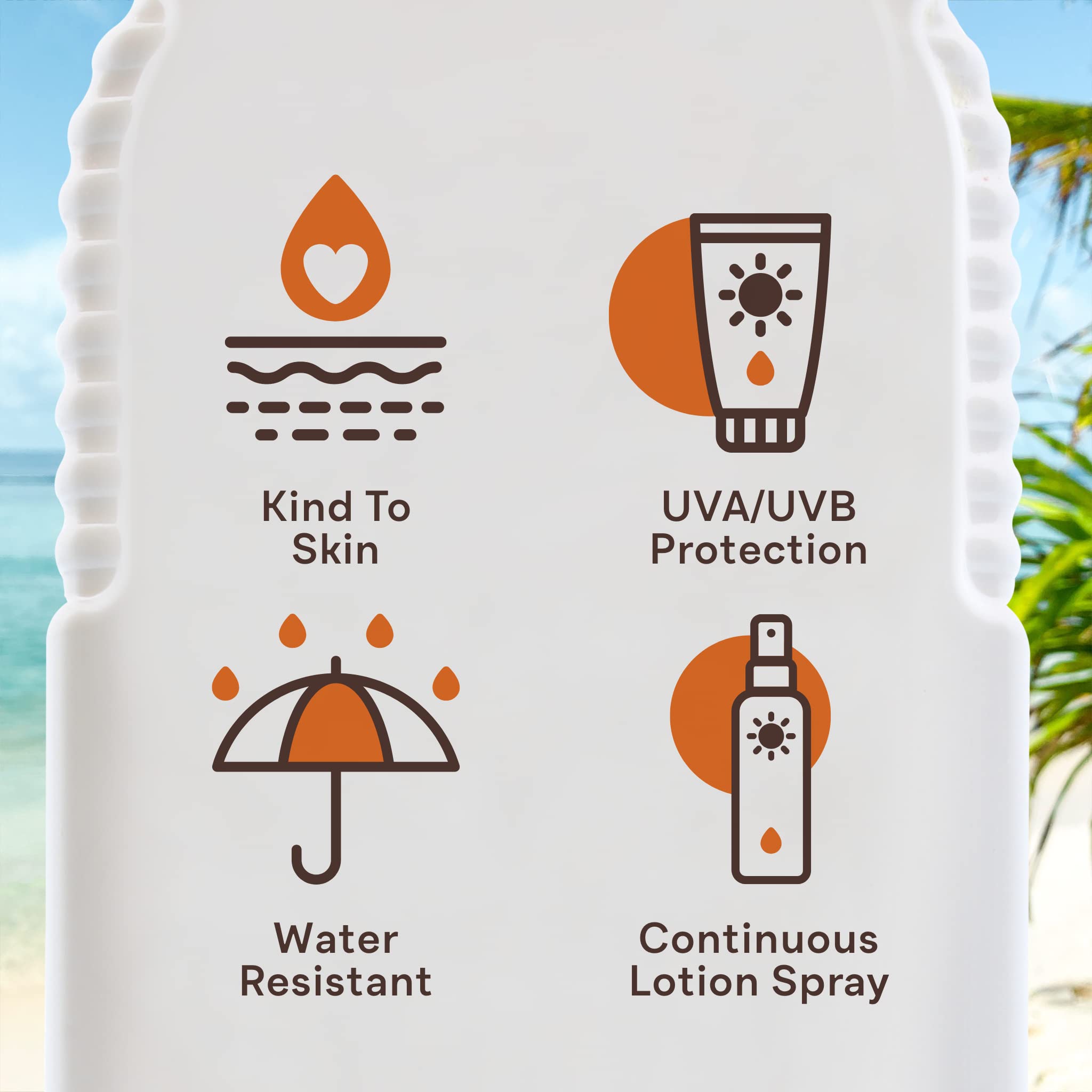 Malibu Sun Fast Tan Continuous Tanning Oil with Coconut Spray for Easy Application 4