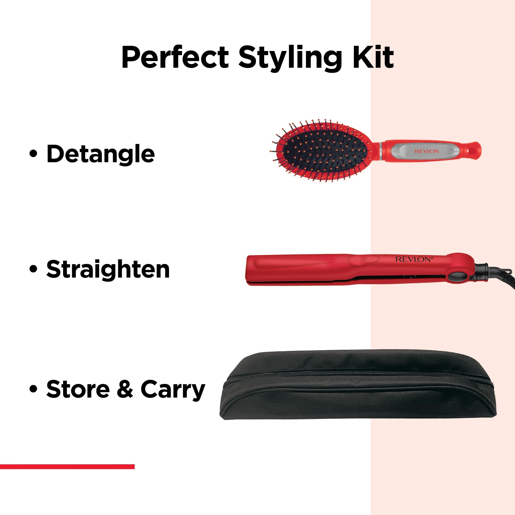 REVLON Ultra Straight and Smooth Styler Set (200°C Schnellstyler mit Keramikbeschichtung) 4