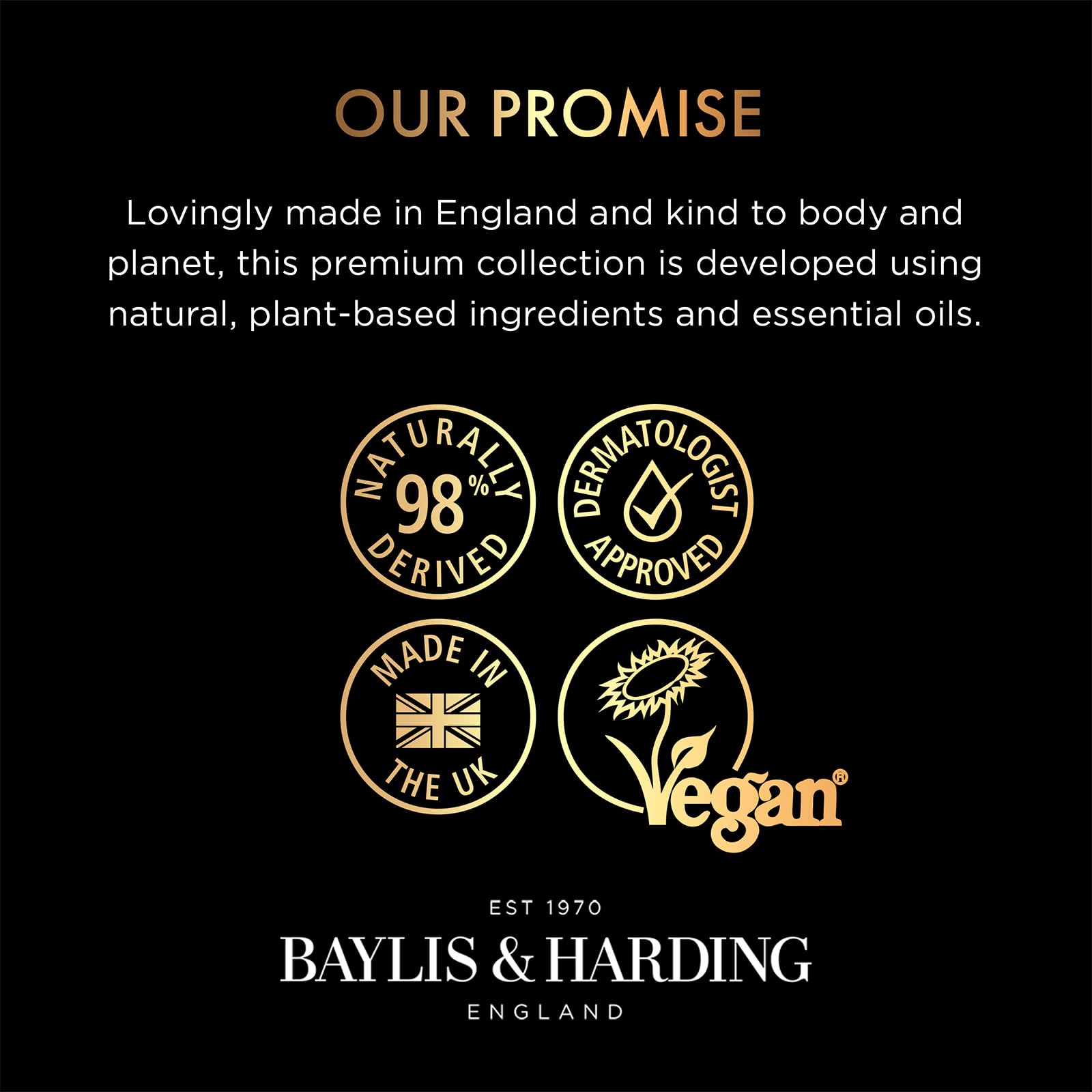 Baylis & Harding Goodness Oud, Cedar & Amber Essentials Gift Set - Vegan 7