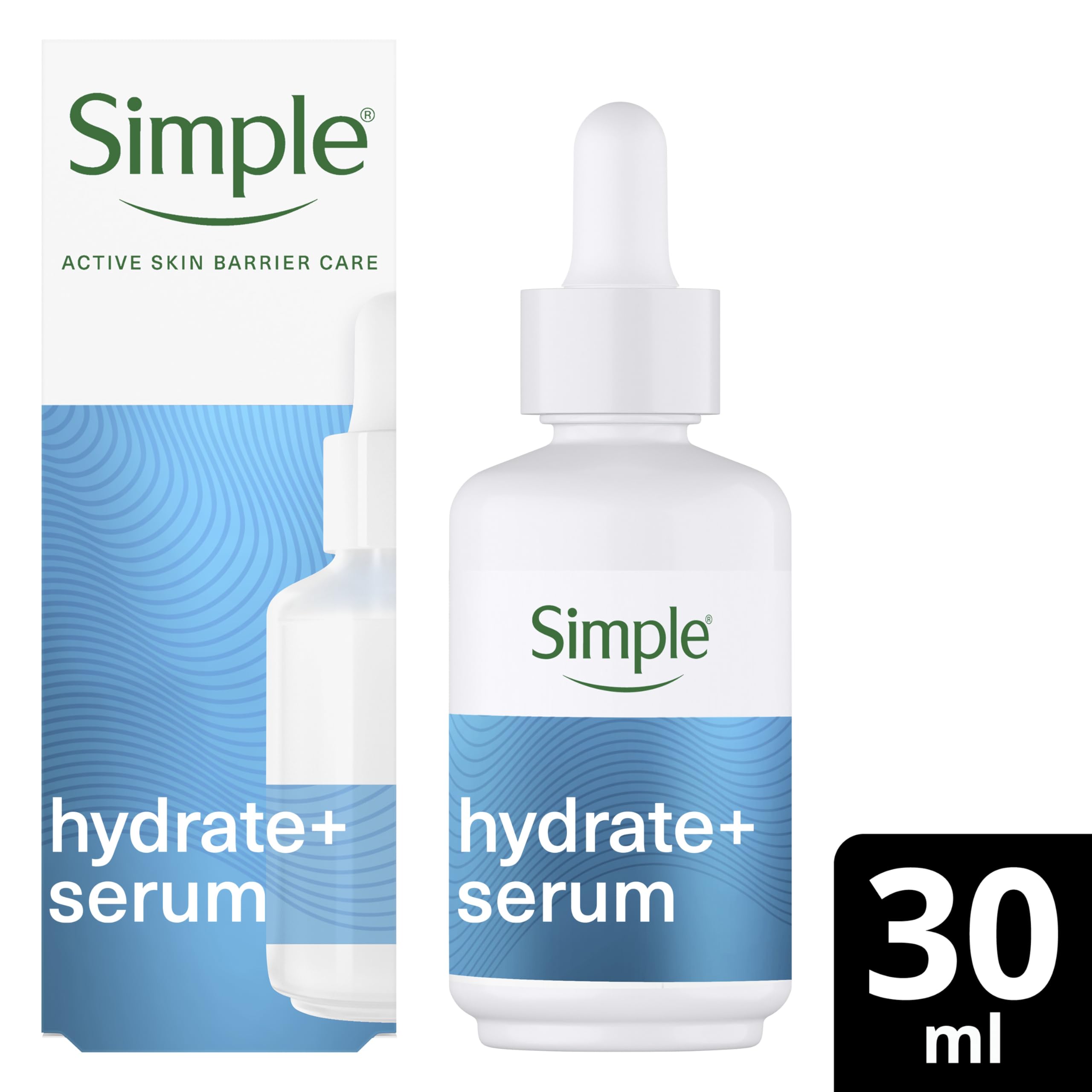 Simple Hydrate+ 3% Hyaluronic Acid + Vitamin B5 Serum for Advanced Cellular Hydration