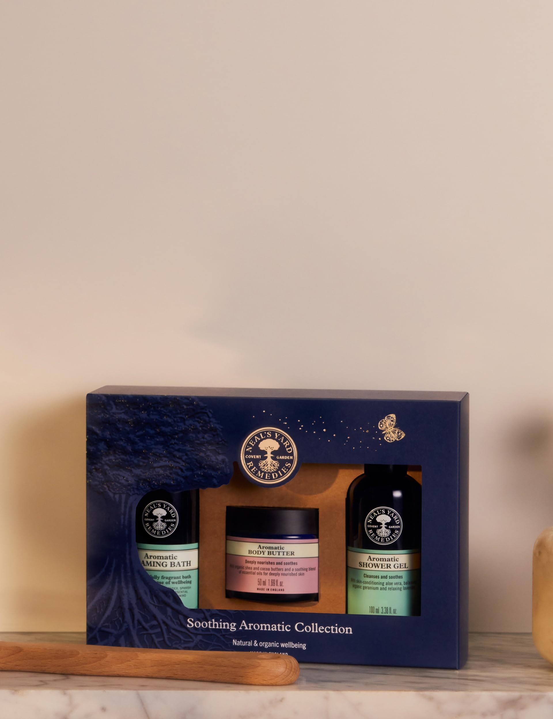 Neal's Yard Remedies Wohltuendes Aroma-Geschenkset mit Badesalz und Körperbutter 3