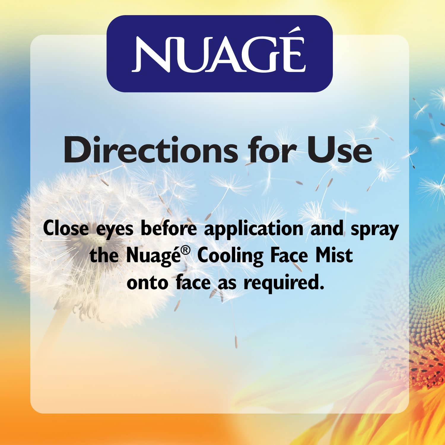 NUAGÉ Hayfever Cooling & Refreshing Face Mist Spray for Dry Eyes & Skin 15ml 4