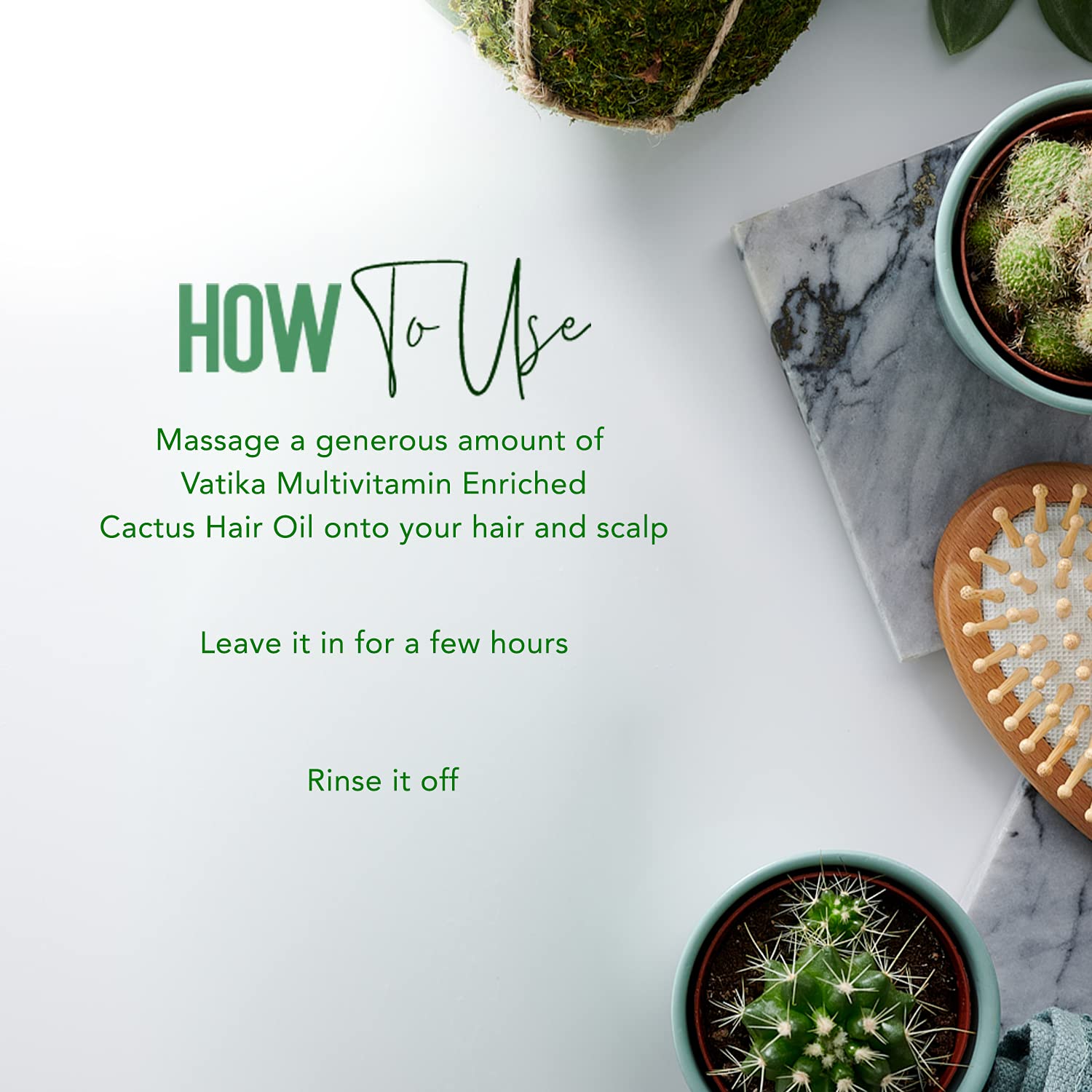 Vatika Naturals Cactus Enriched Hair Oil for Hair Fall Control 200 ml 6