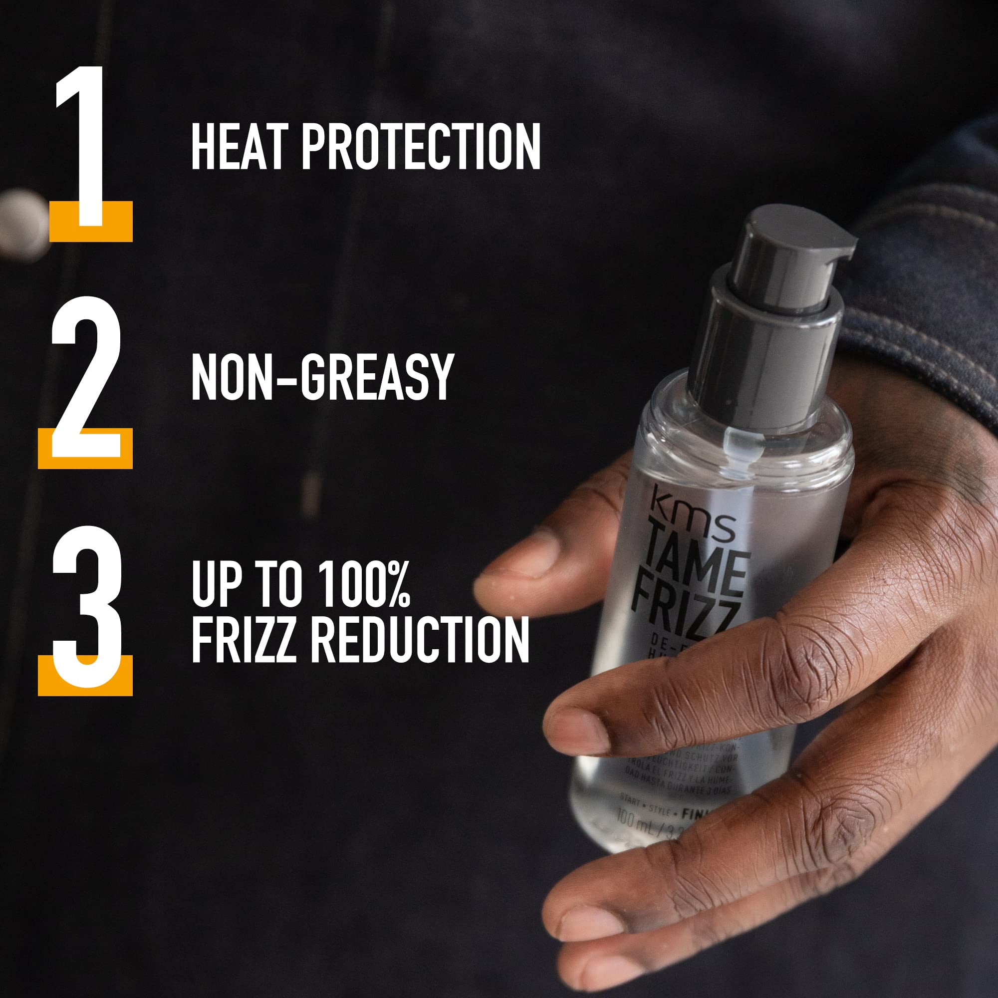 KMS TAMEFRIZZ De-Frizz Hair Oil for Medium to Thick, Coarse Hair (100 ml) 3