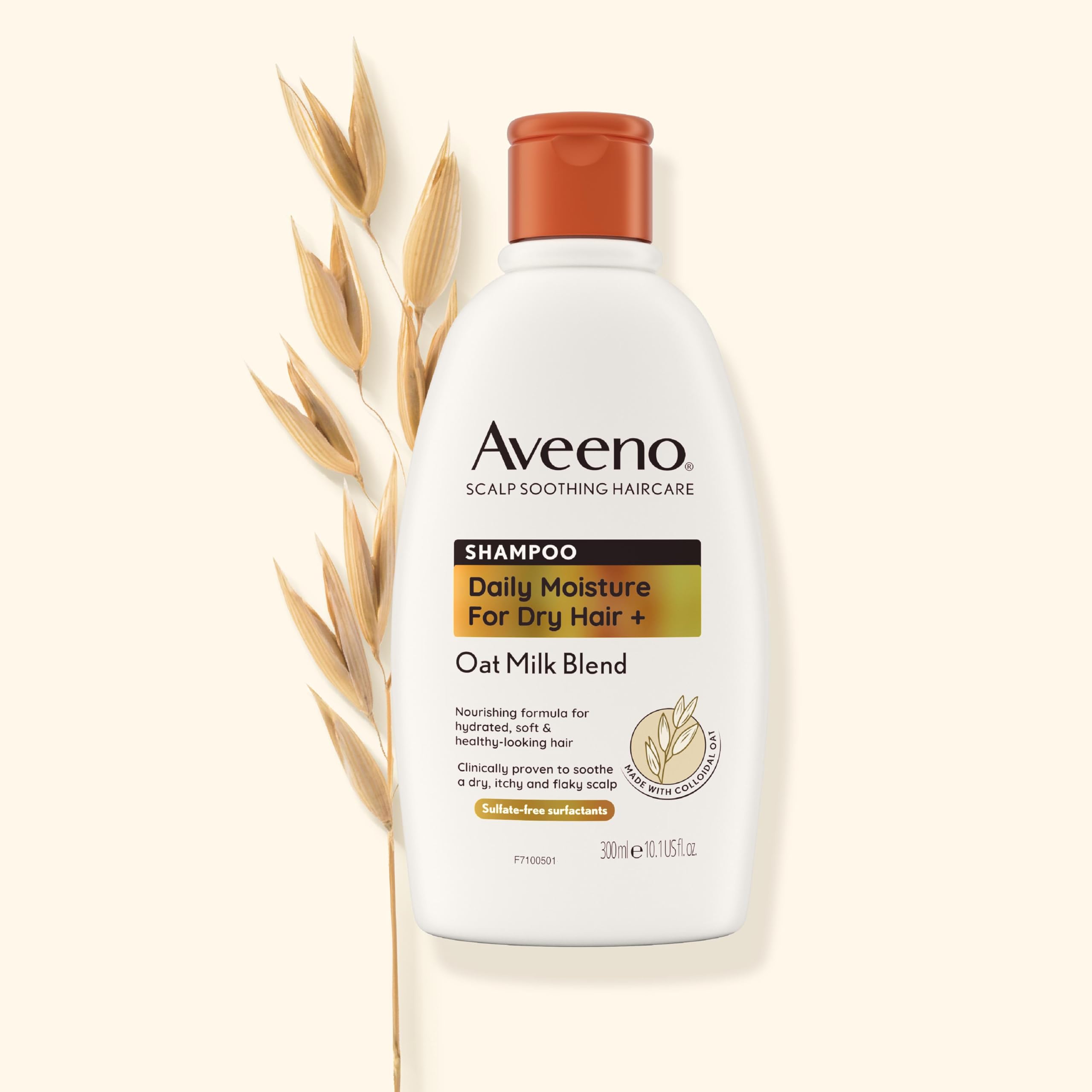 Aveeno Scalp Soothing Haircare Daily Moisture Shampoo with Oat Milk Blend 7