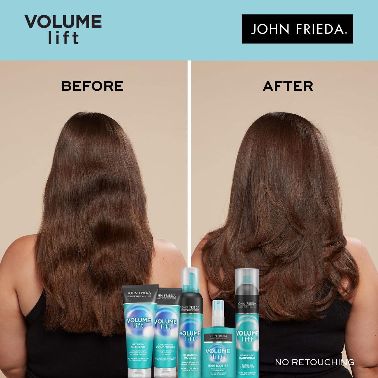John Frieda Volume Lift Lightweight Conditioner for Fine, Flat Hair, 75 ml Travel Size 4