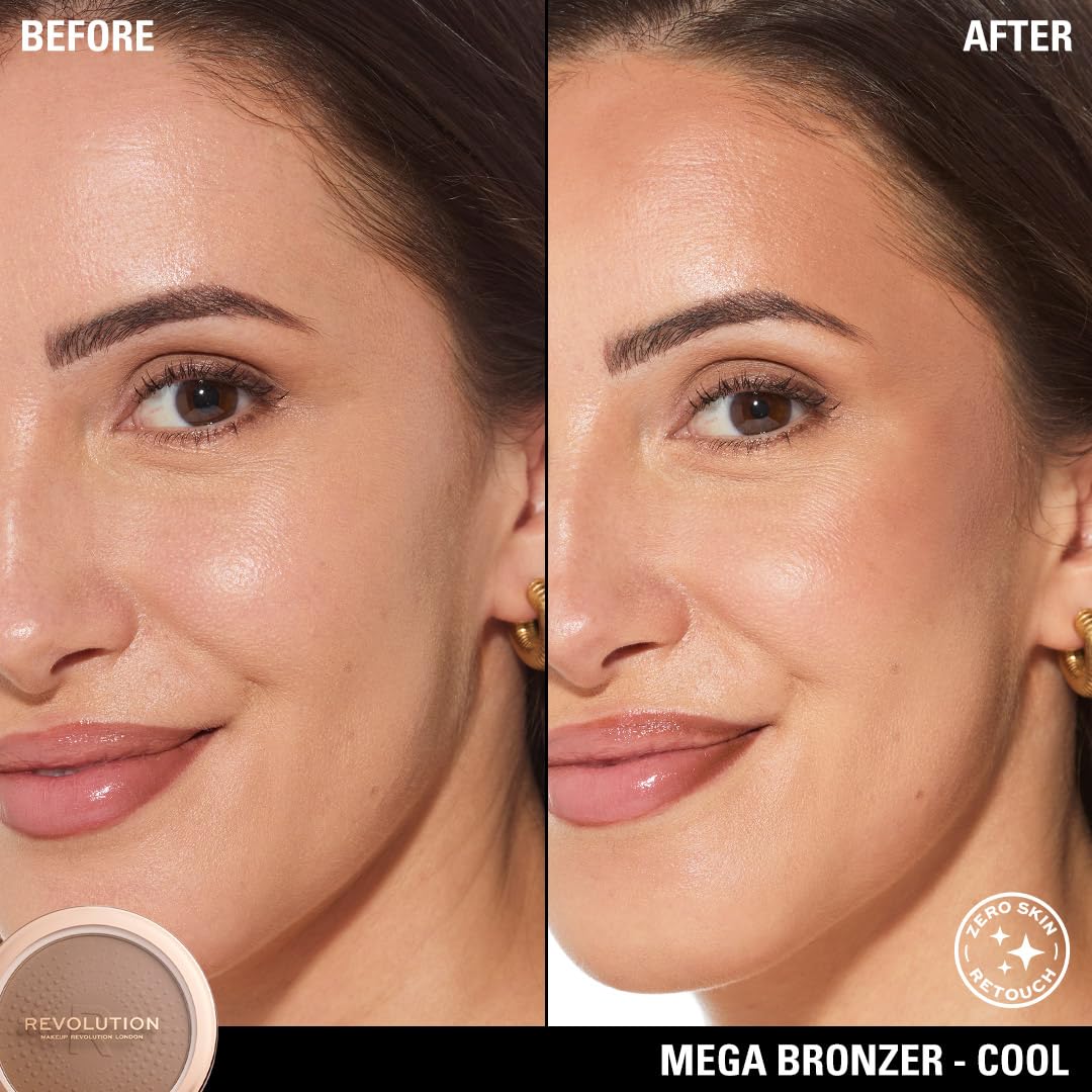 Revolution Mega Bronzer 01 - Cool Matte Finish Bronzing Powder 3