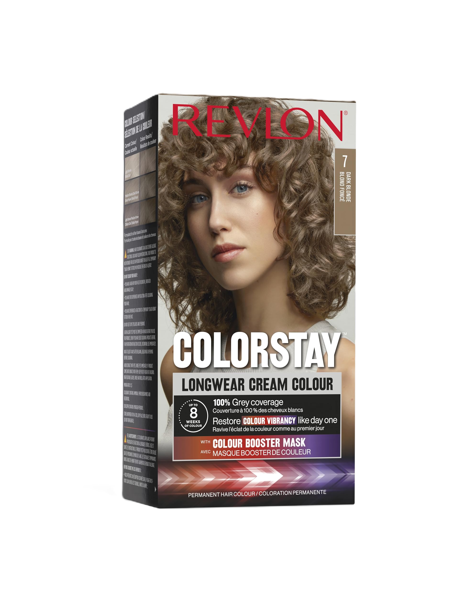 Revlon Colorstay Longwear Permanent Cream Colour Hair Dye - Dark Blonde 7.0