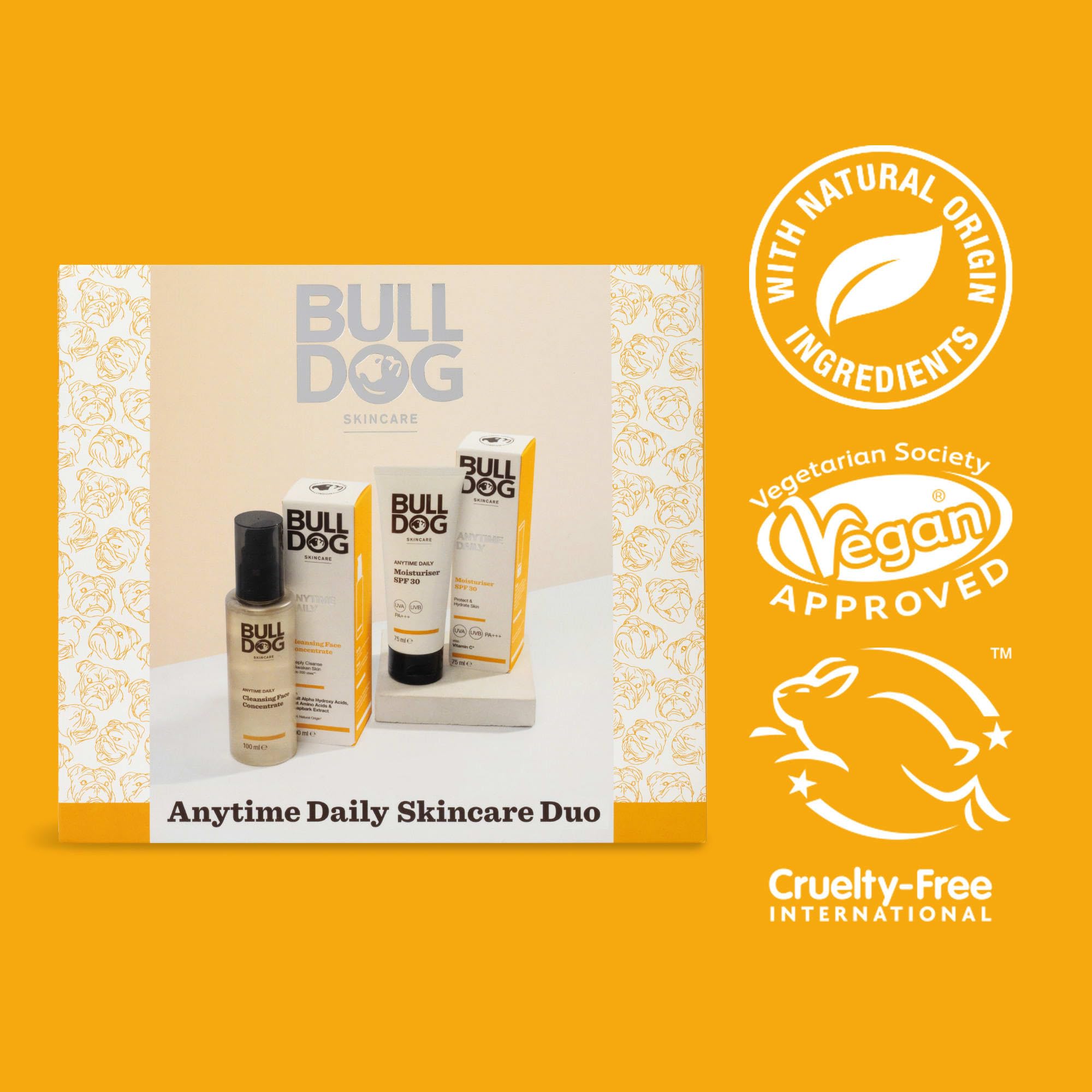 Bulldog Men's Anytime Daily Duo Gift Set with SPF 30 Moisturiser 5