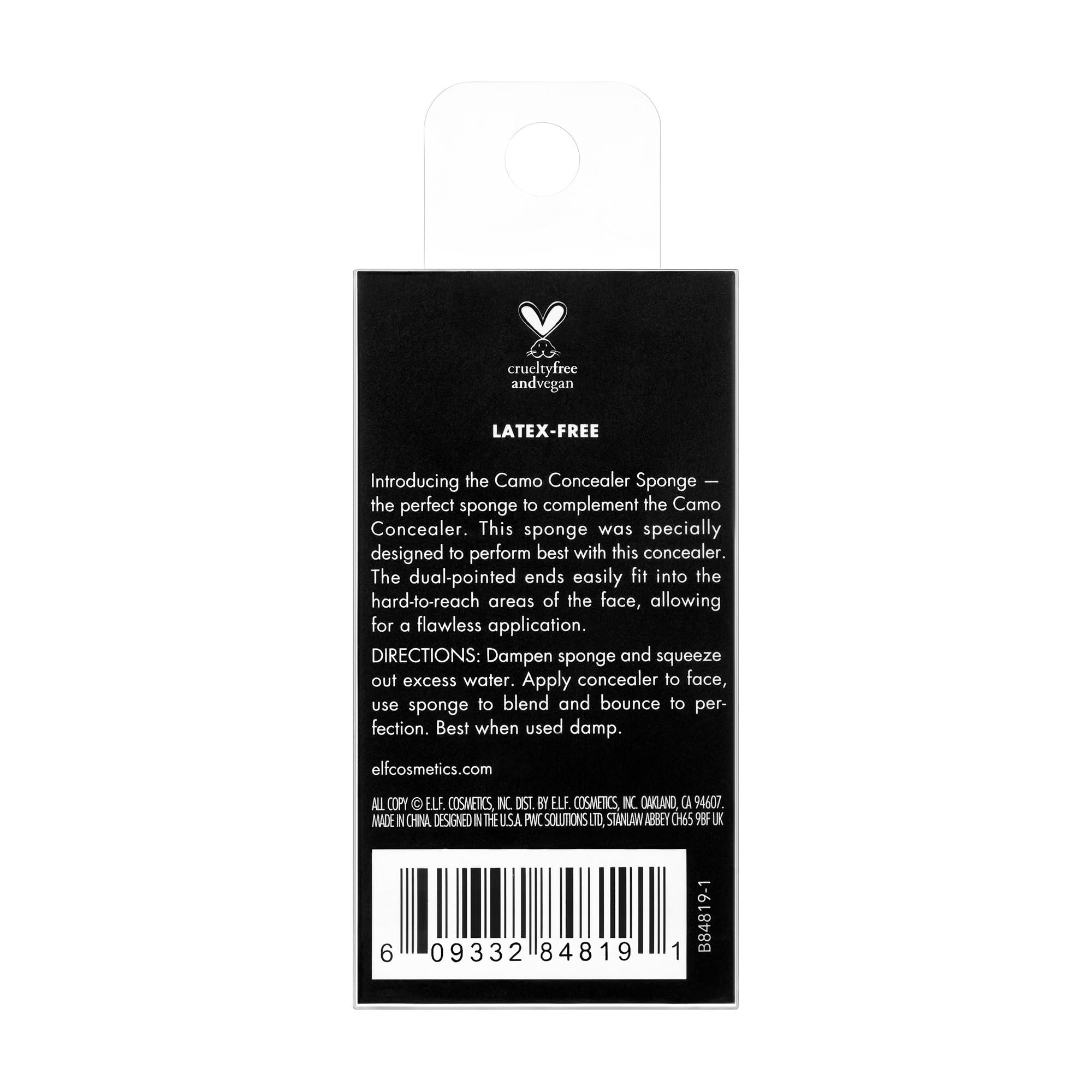 e.l.f. Camo Concealer Sponge - Soft, Dual-Pointed for Flawless Blending 5