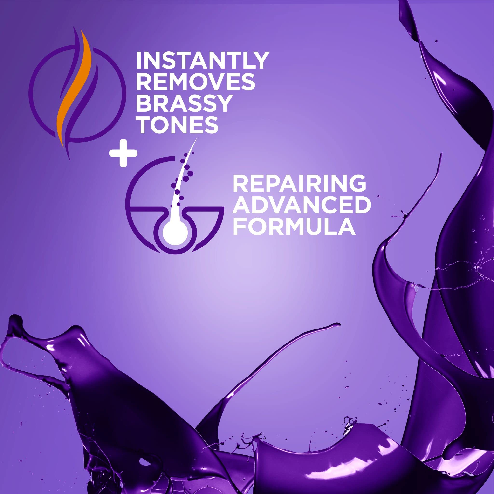 PROVOKE Touch of Silver Advanced Brighten and Repair Shampoo and Conditioner 5