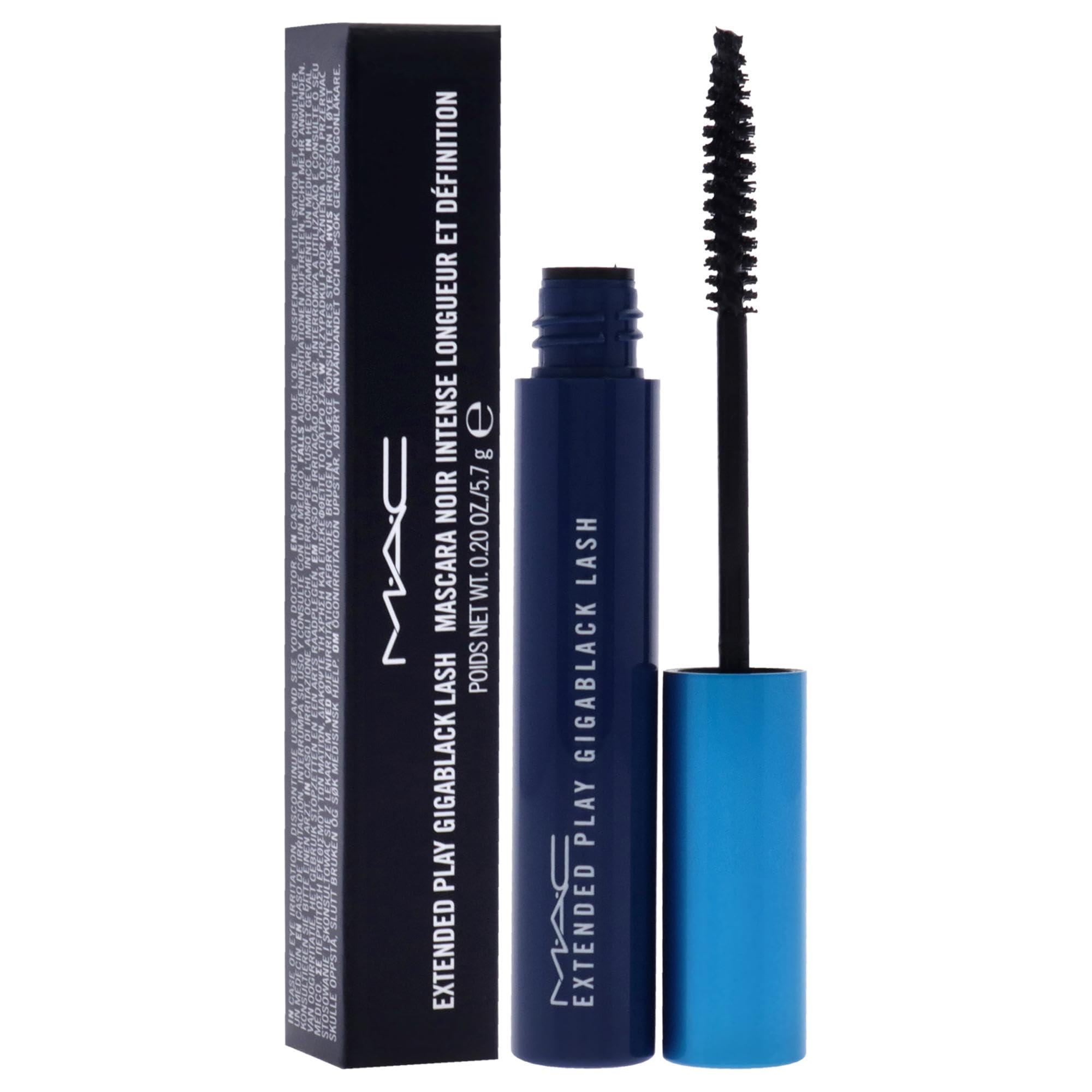 MAC Extended Play Gigablack Lash Mascara 5.7g - Smudge-Proof, Long-Wearing Formula 3