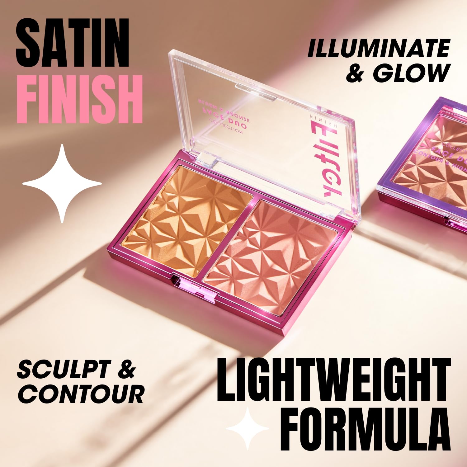 Collection Cosmetics Filter Finish Face Duo: Sculpt, Illuminate, and Contour Kit 4