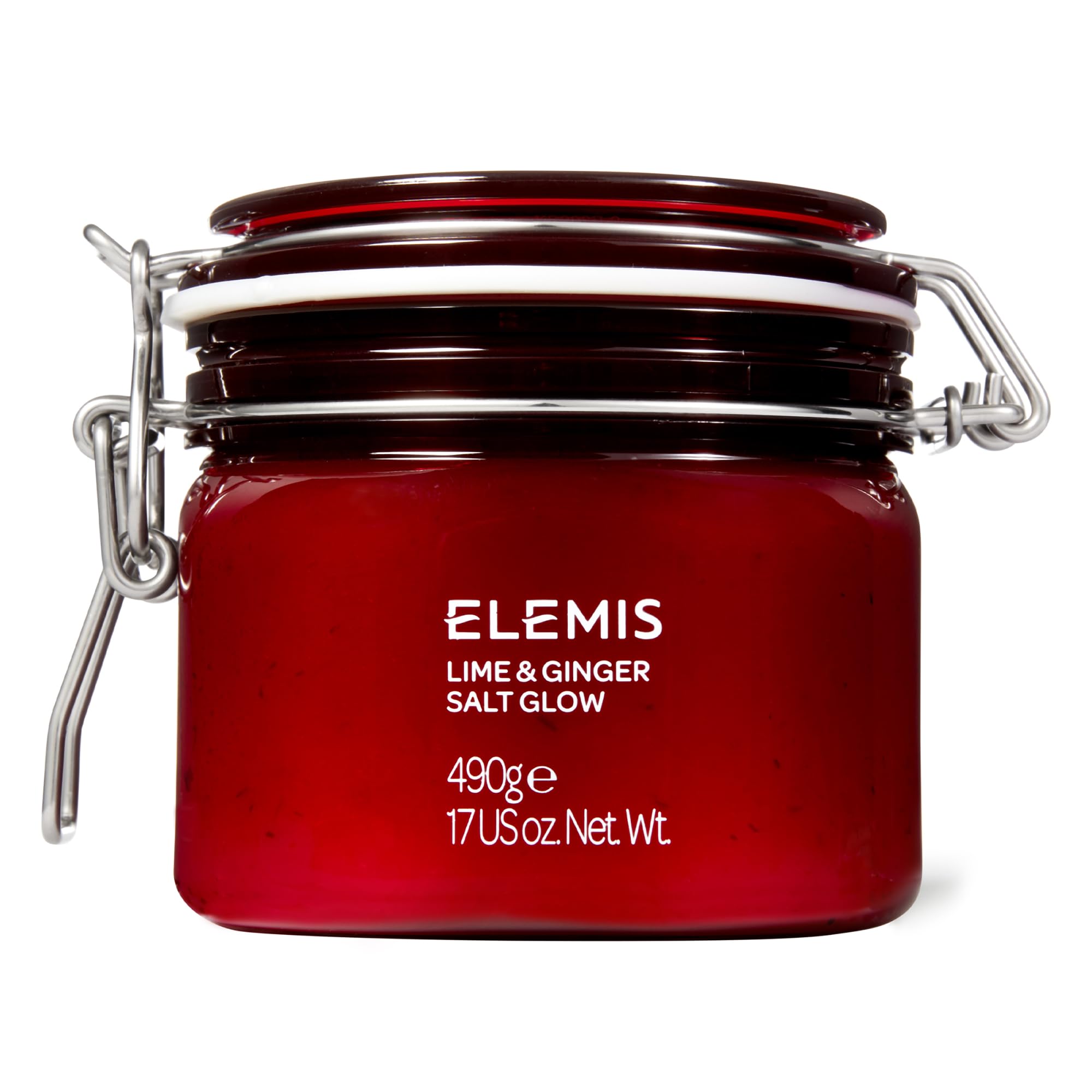 Elemis Lime and Ginger Salt Glow - Invigorating Salt Body Scrub, 490 g