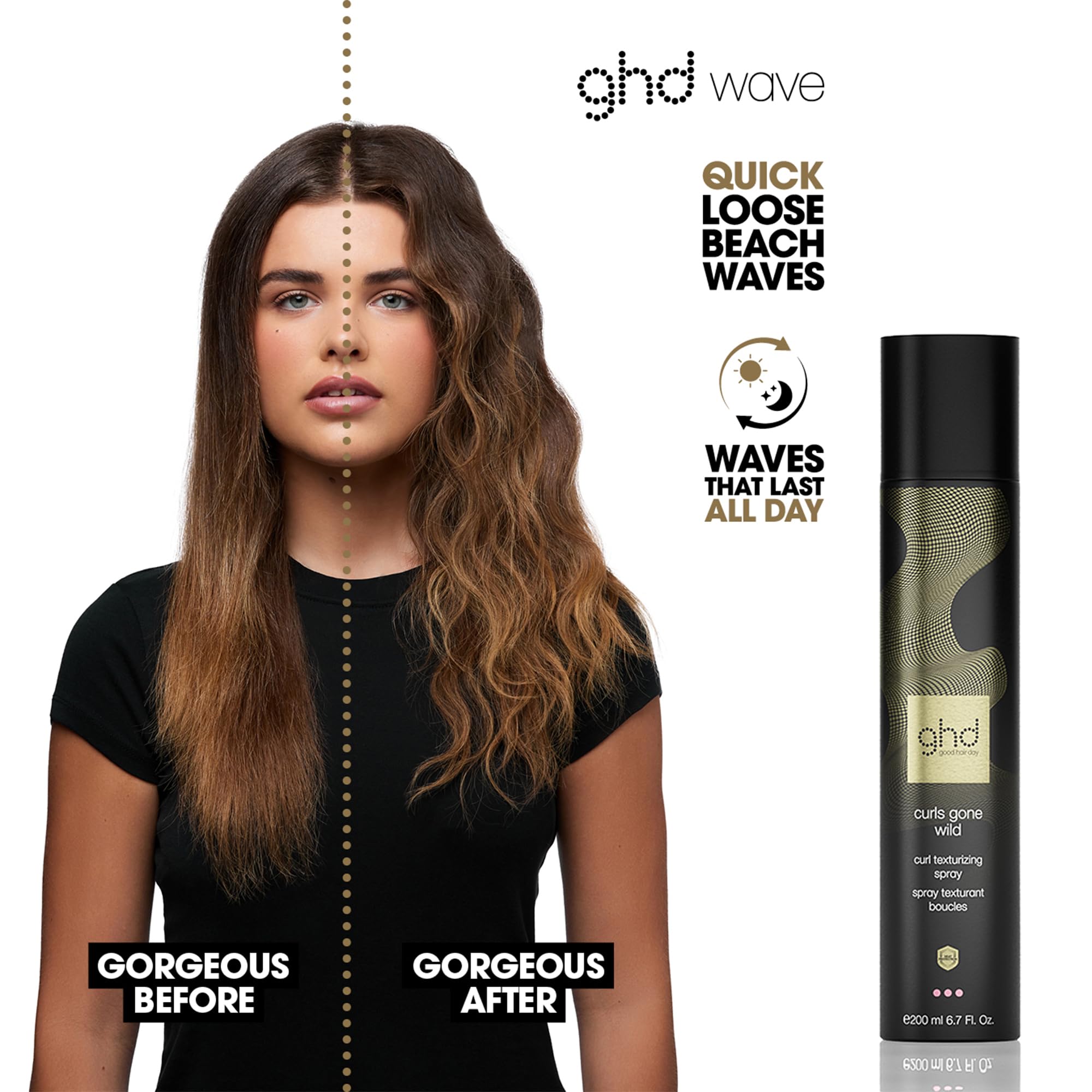 ghd Curls Gone Wild Curl Texturising Spray for Enhanced Styling