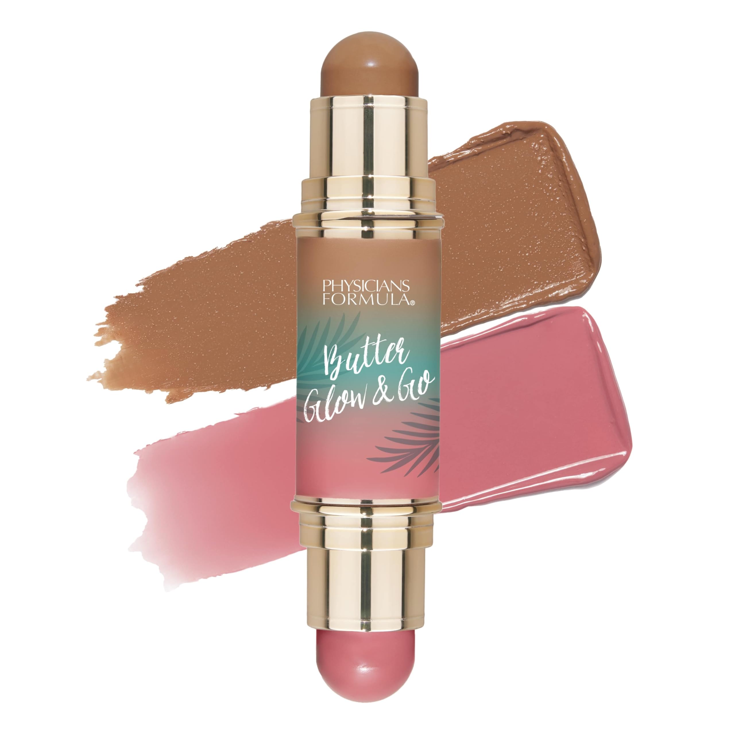 Physicians Formula Butter Glow & Go Dual-Ended Multiuse Makeup Stick for Eyes, Cheeks, Lips