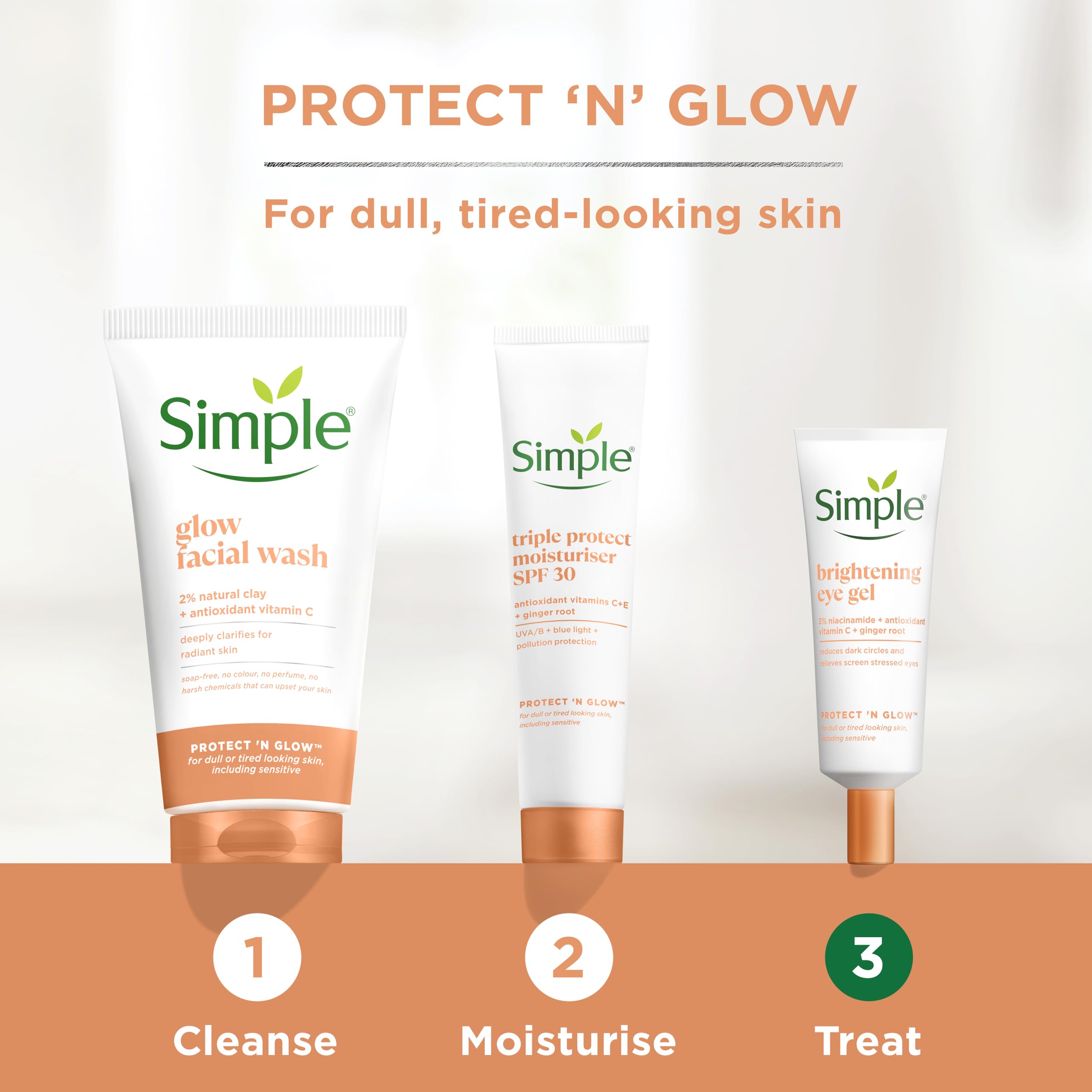 Simple Protect ‘N’ Glow Triple Protect Moisturiser SPF 30 with Vitamin C & E 4
