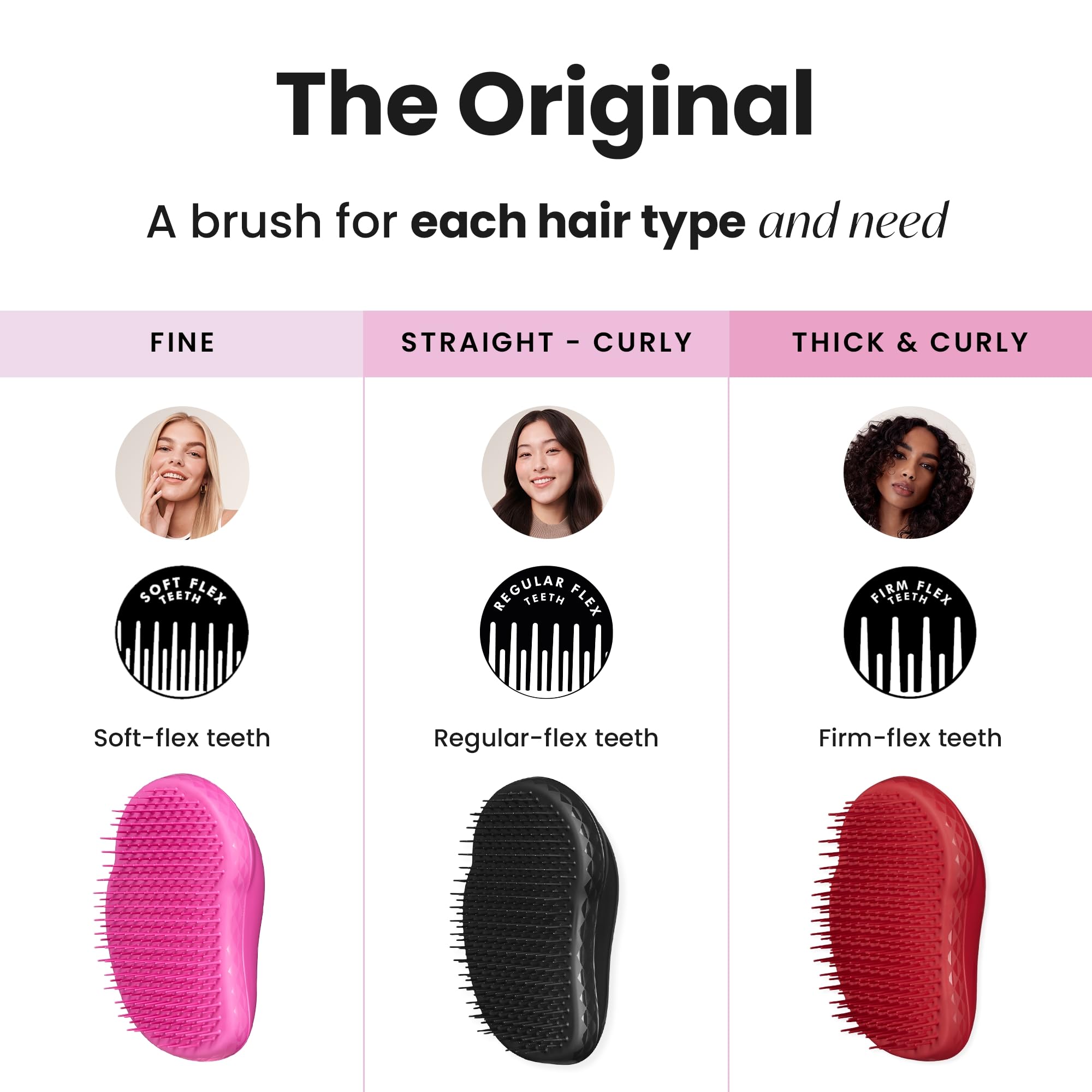 Tangle Teezer Fine & Fragile Detangling Hairbrush for Wet/Dry Hair - Berry Bright 8