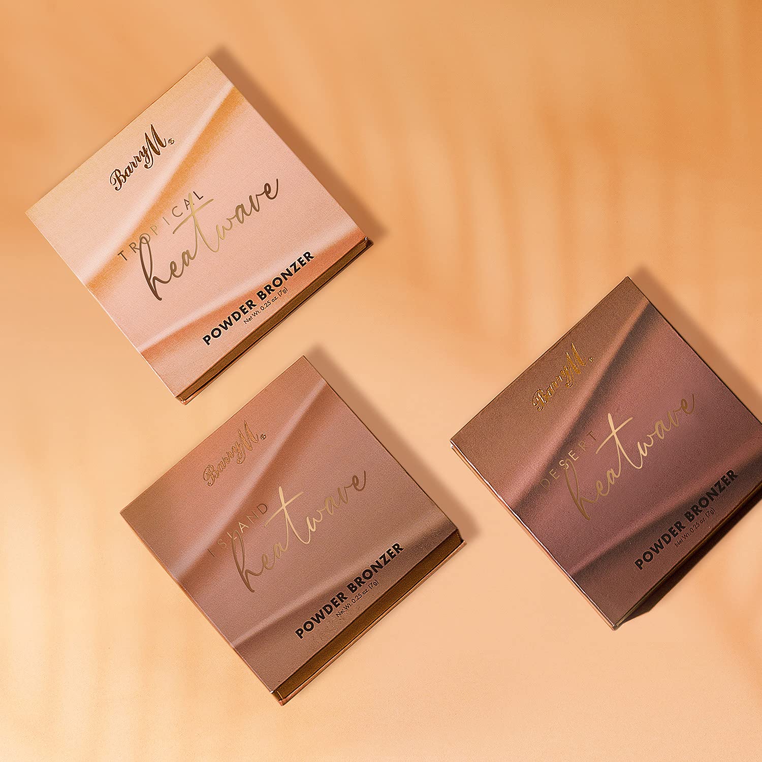 Barry M Cosmetics Heatwave Bronzer, angereichert mit Sheabutter, Farbton Light, Tropical 5