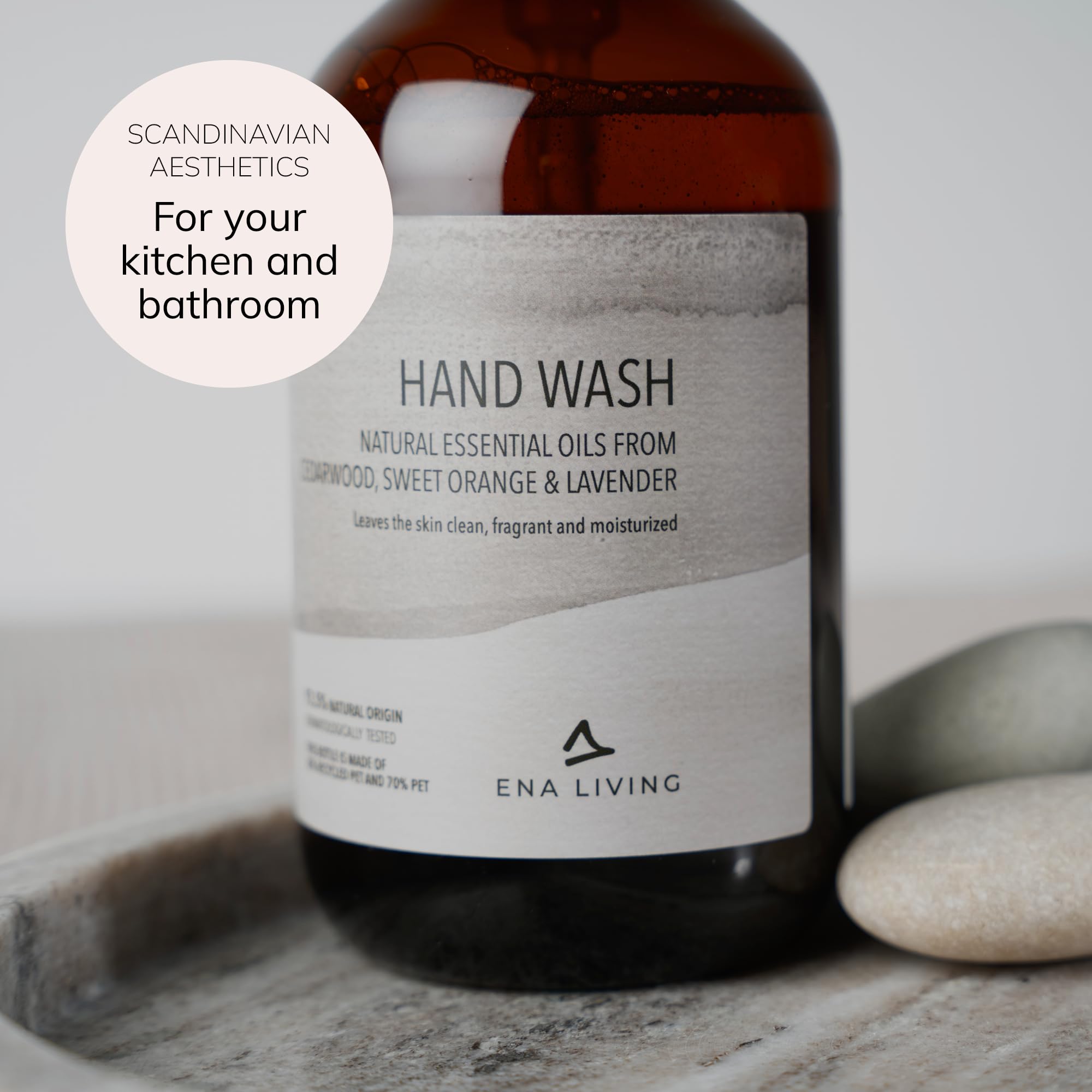 ENA Living Cedar Scented Hand Wash with Aloe Vera and Castor Oil | 500ml 6