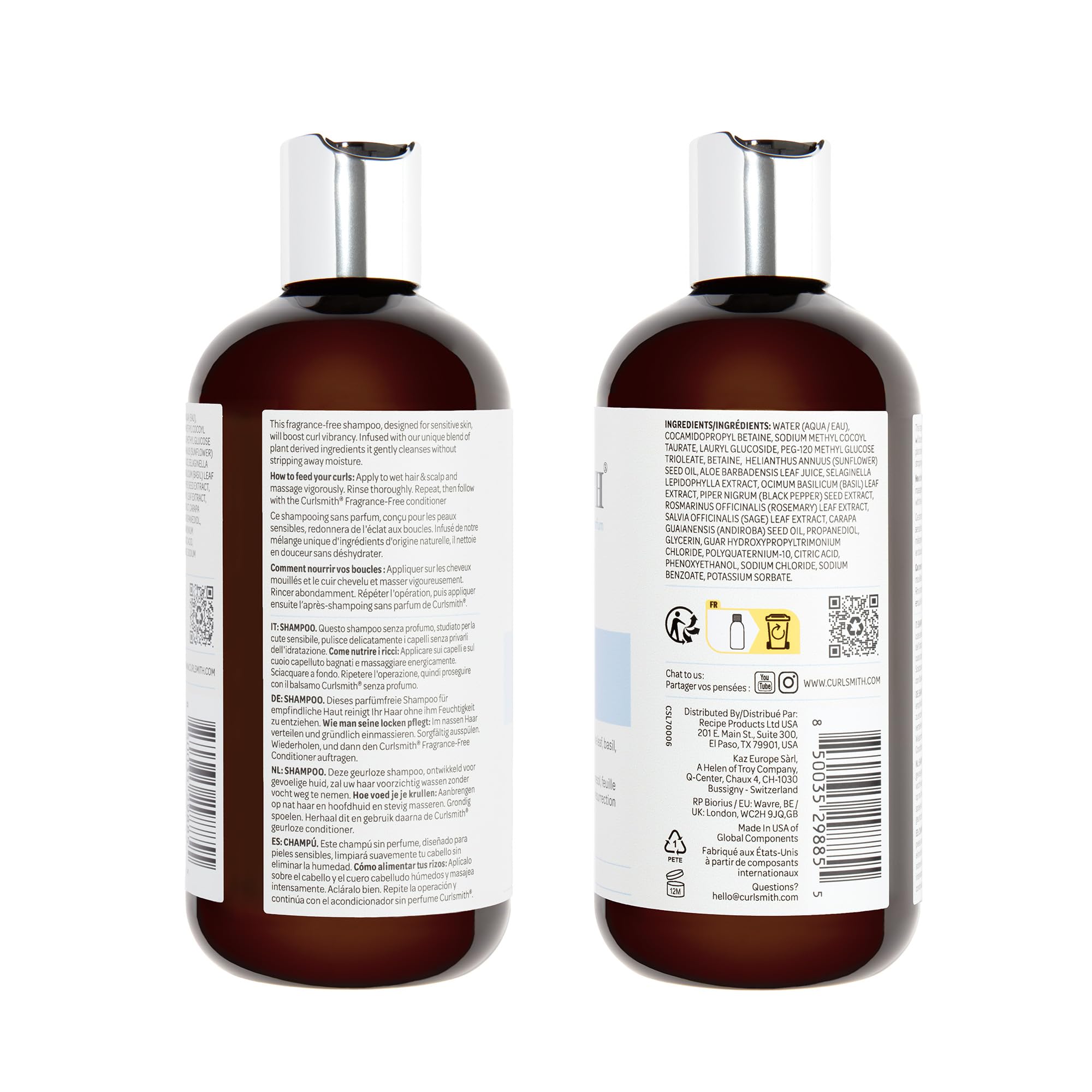 Curlsmith Fragrance-Free Shampoo – Gentle Cleanser for Wavy, Curly, and Coily Hair 9