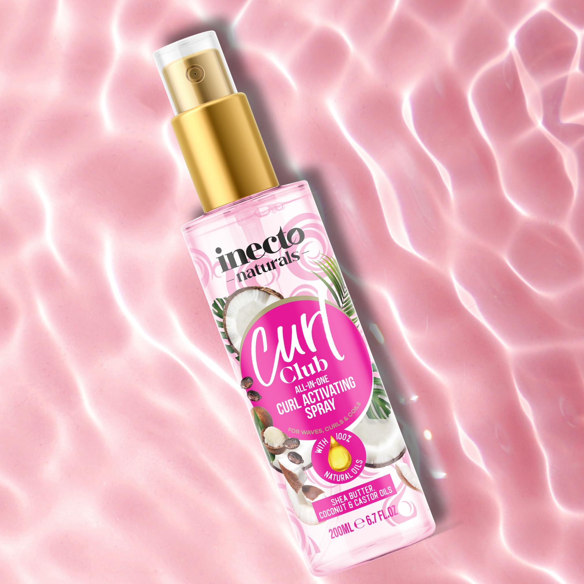 INECTO Curl Club All In One Curl Activating Spray 200ml - Refresh & Define Curls 4