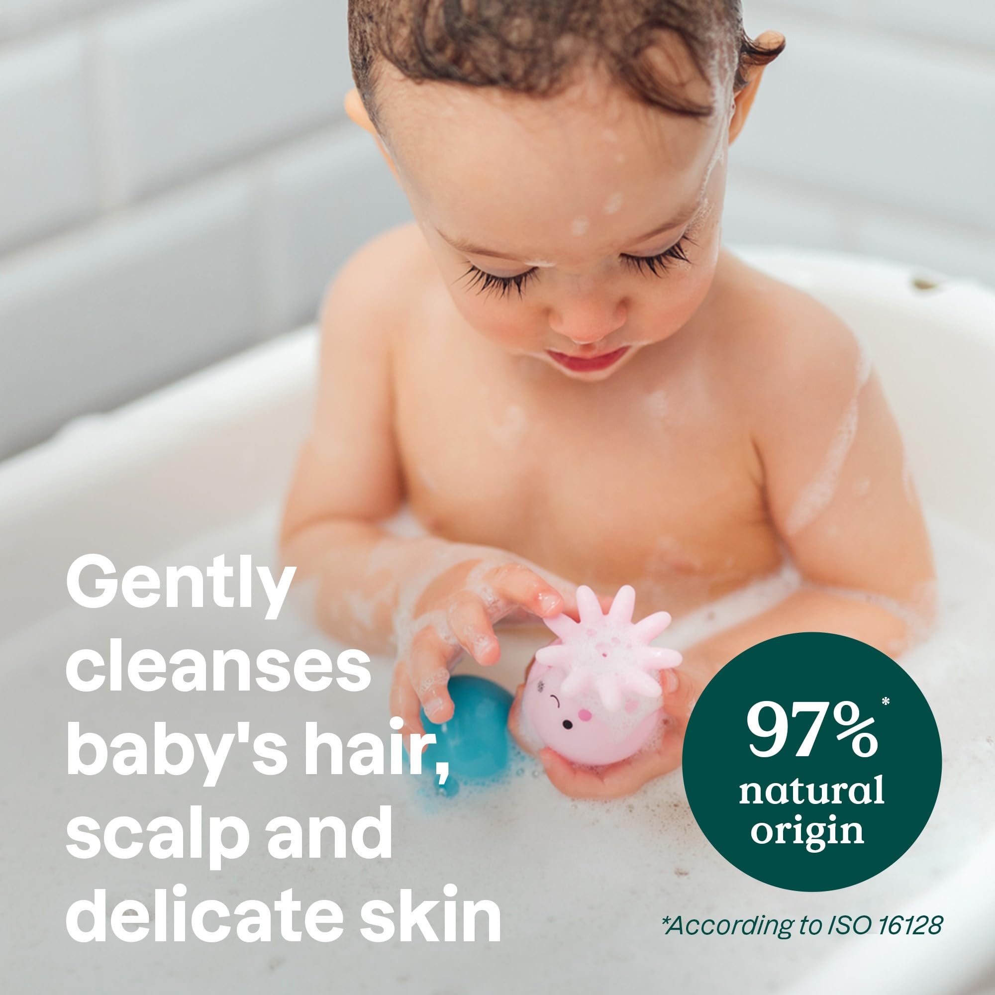 ATTITUDE 2in1 Plant and Mineral-Based Baby Hair Shampoo and Body Wash 3