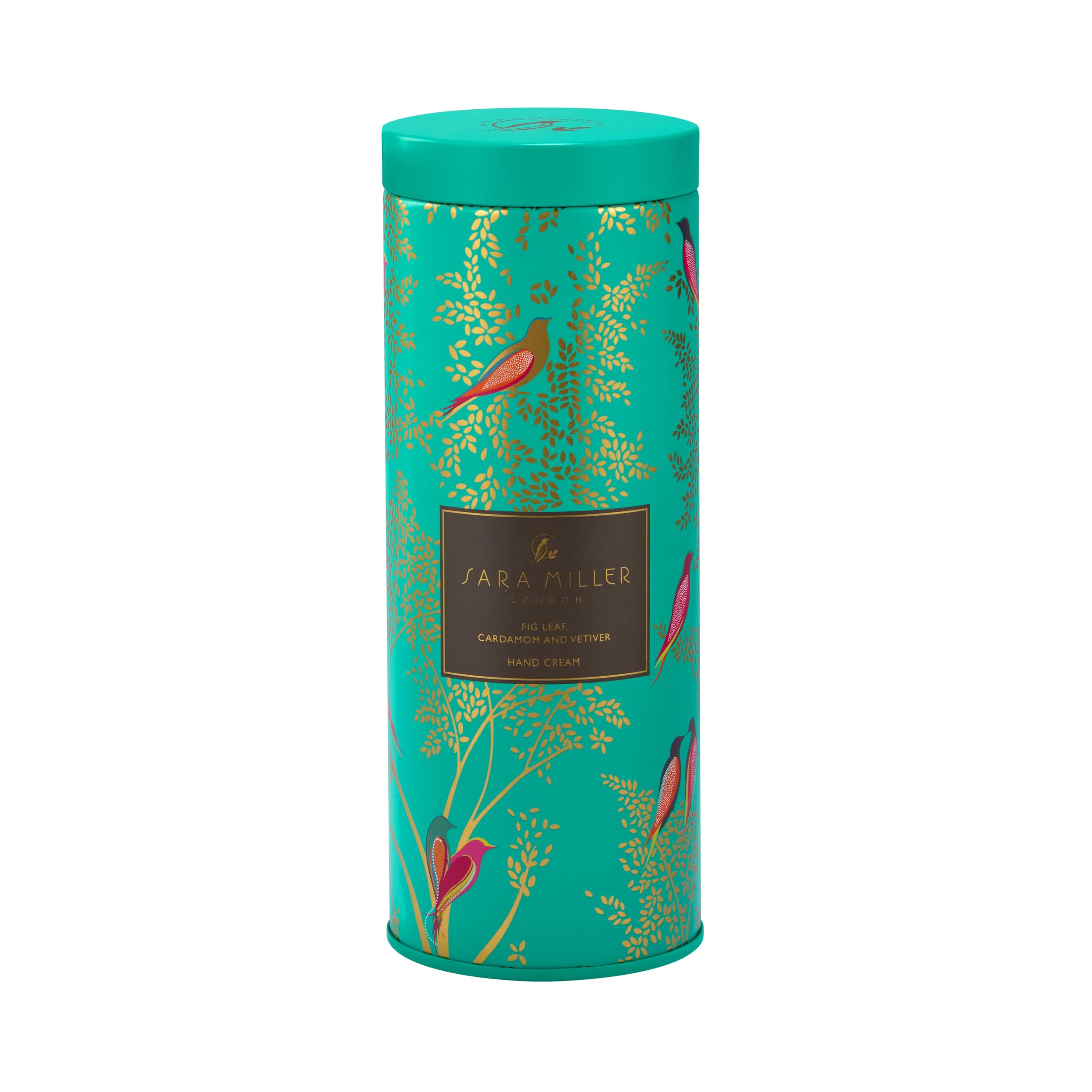 Sara Miller London Hand Cream 100ml with Shea Butter, Fig Leaf, Cardamom & Vetiver Scent