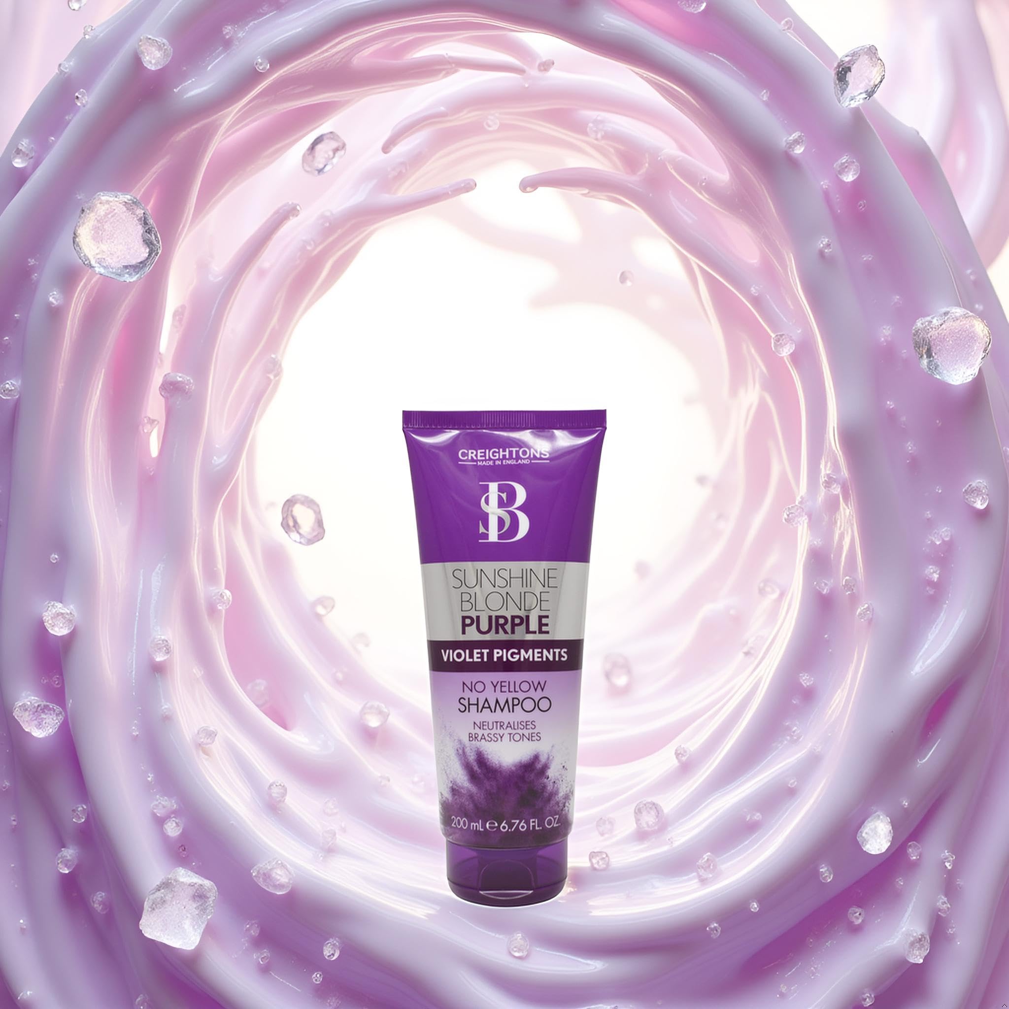 Creightons Sunshine Blonde Silver Tone Correcting Shampoo for Blonde, Platinum & White Hair (200ml) 3