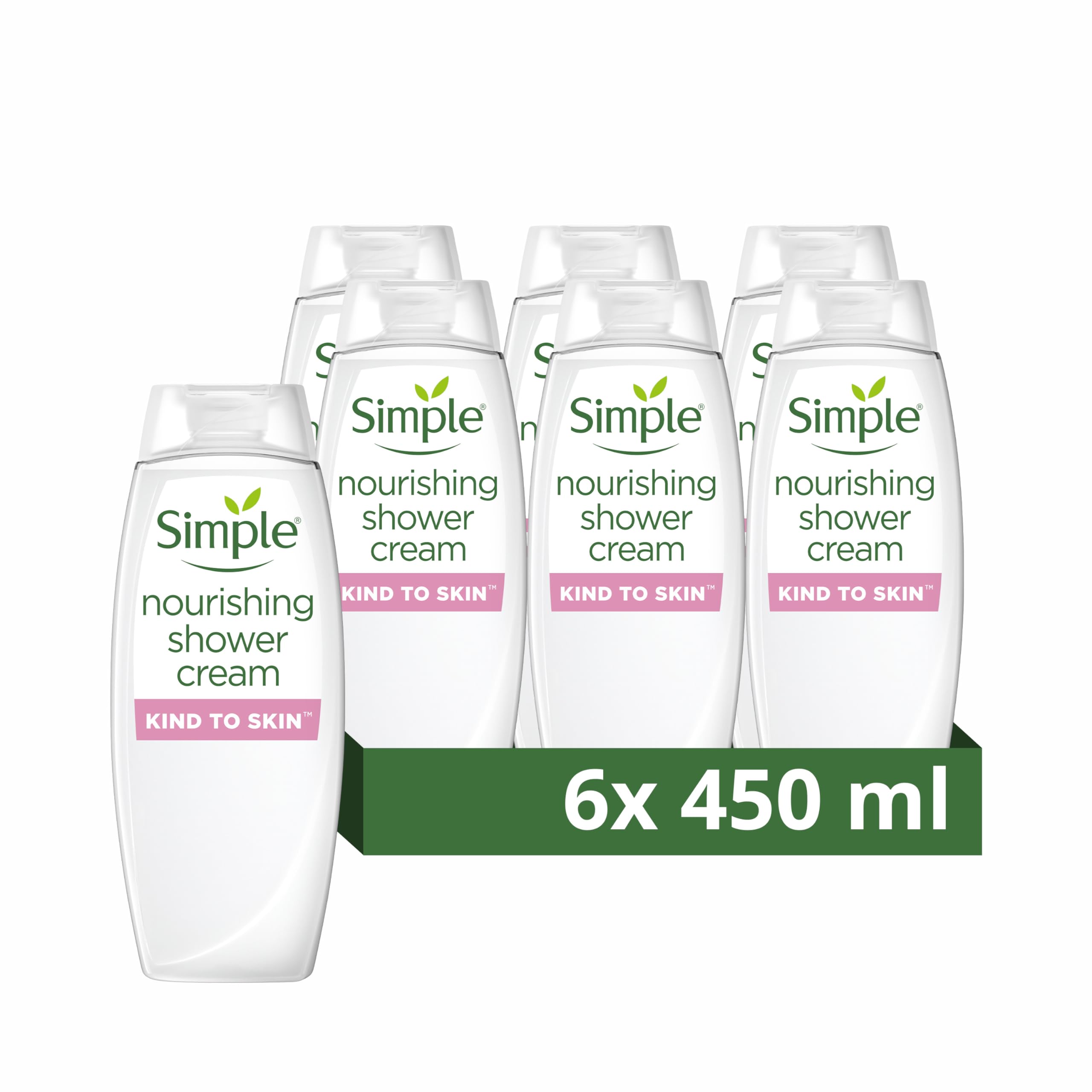 Simple Kind to Skin Pflegendes Duschgel mit Vitaminen und natürlichen Inhaltsstoffen