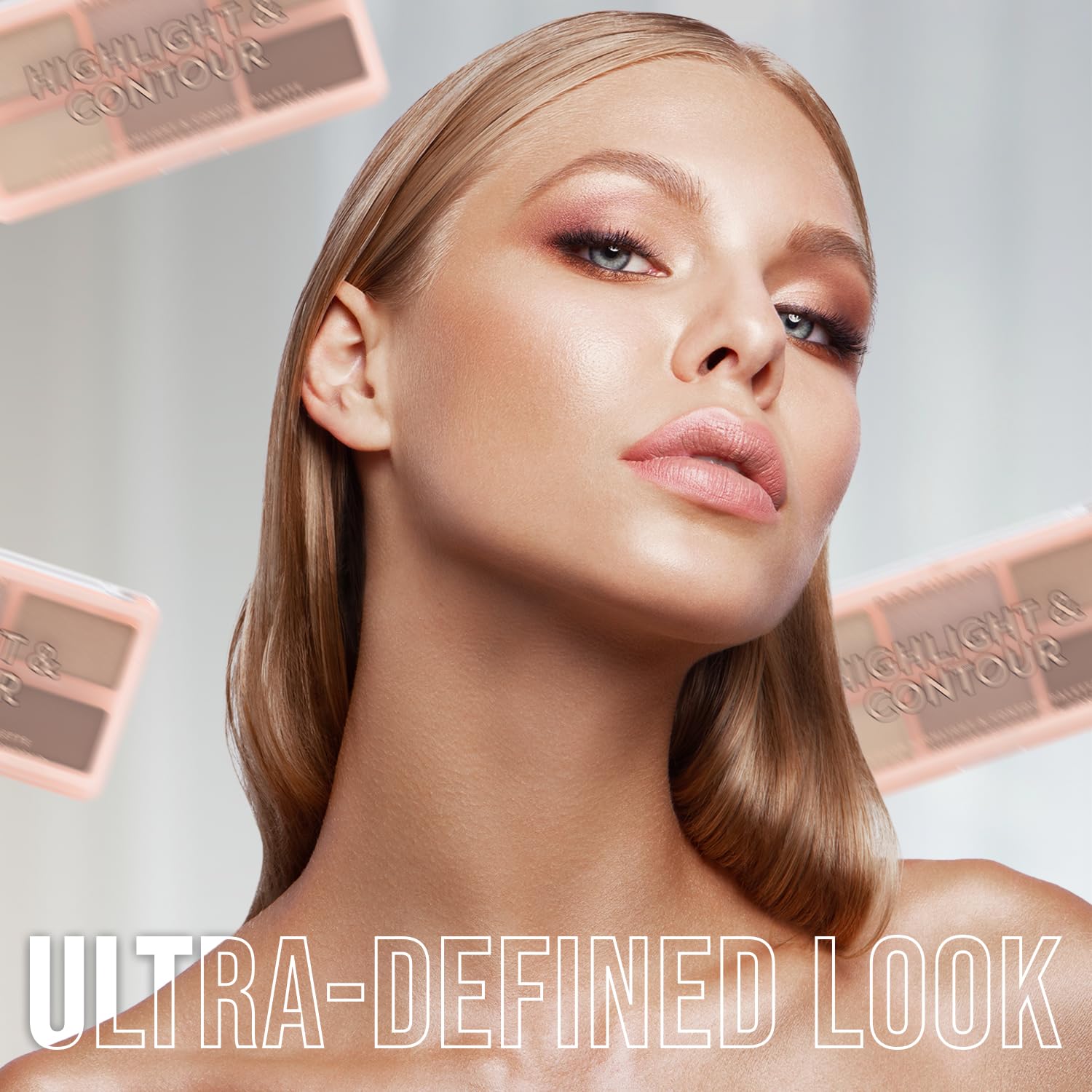 Profusion Cosmetics Mini Artistry Highlight & Contour Palette I - Light Medium 4