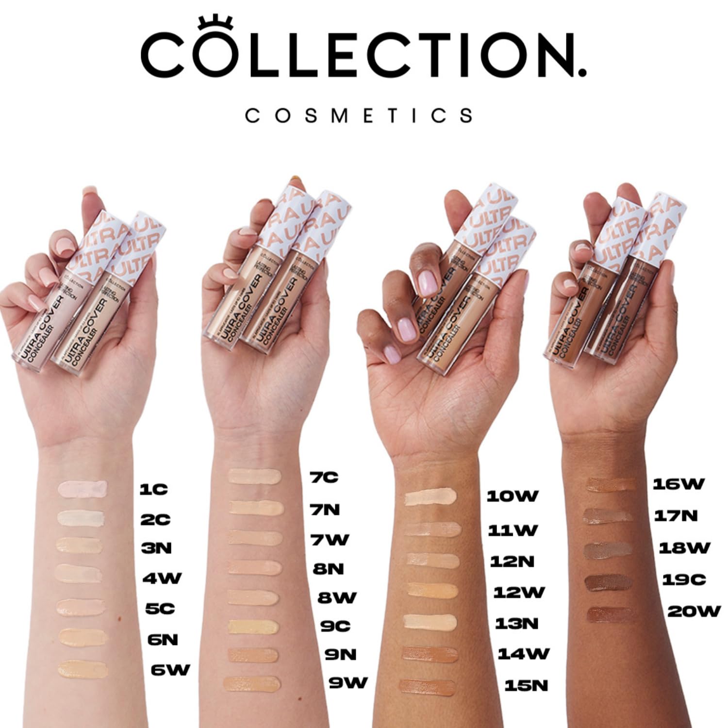 Collection Lasting Perfection Ultra Cover Concealer, Up to 16hr Wear, Extra Fair Warm, 5.5ml 4