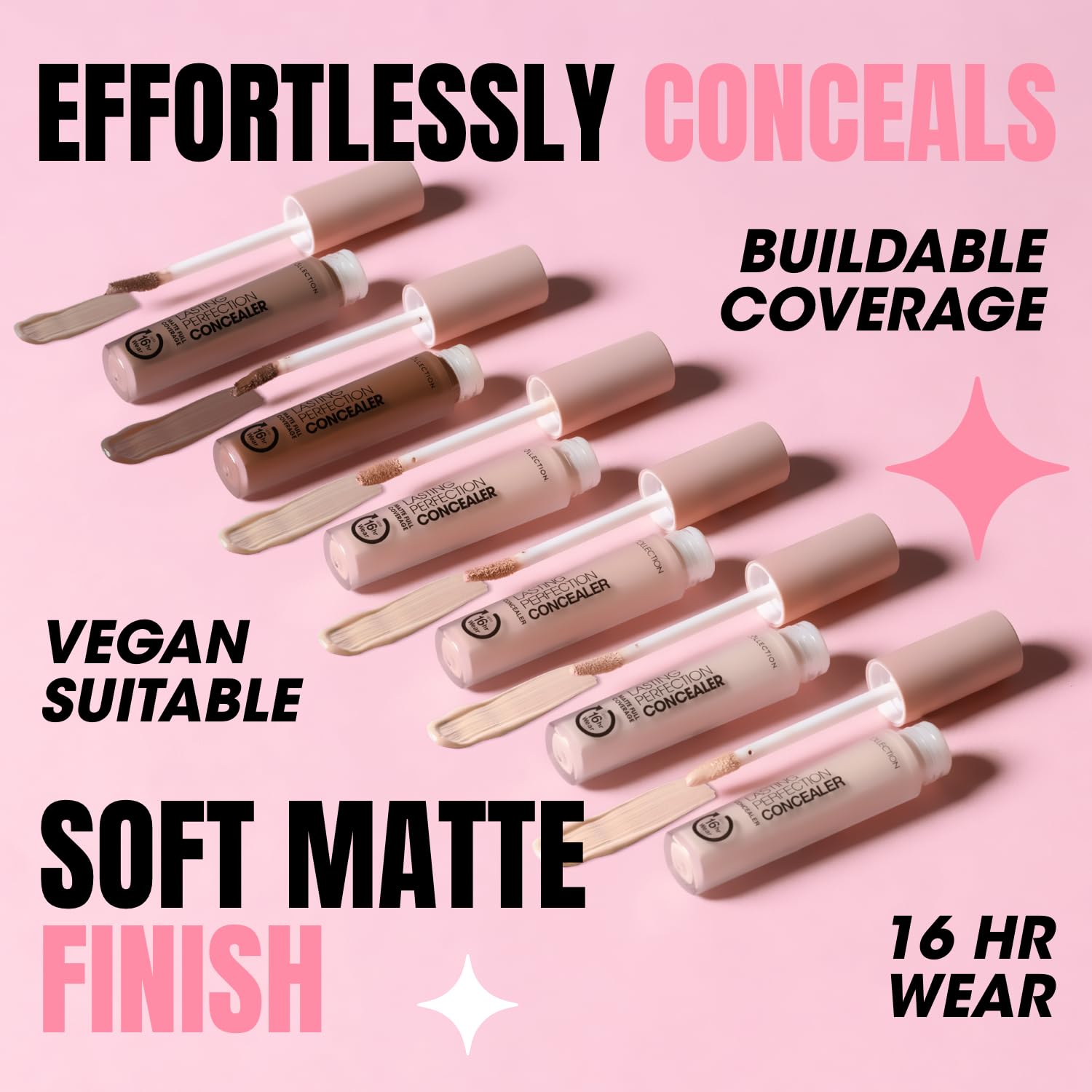 Collection Lasting Perfection Concealer, 16-Hour Wear, Buildable Full Coverage, Shade Fair (4ml) 5
