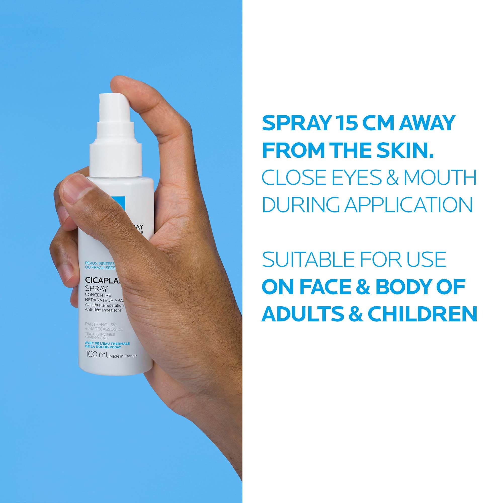 La Roche-Posay Cicaplast B5 Soothing Repairing Spray for Damaged Skin 100ml 4