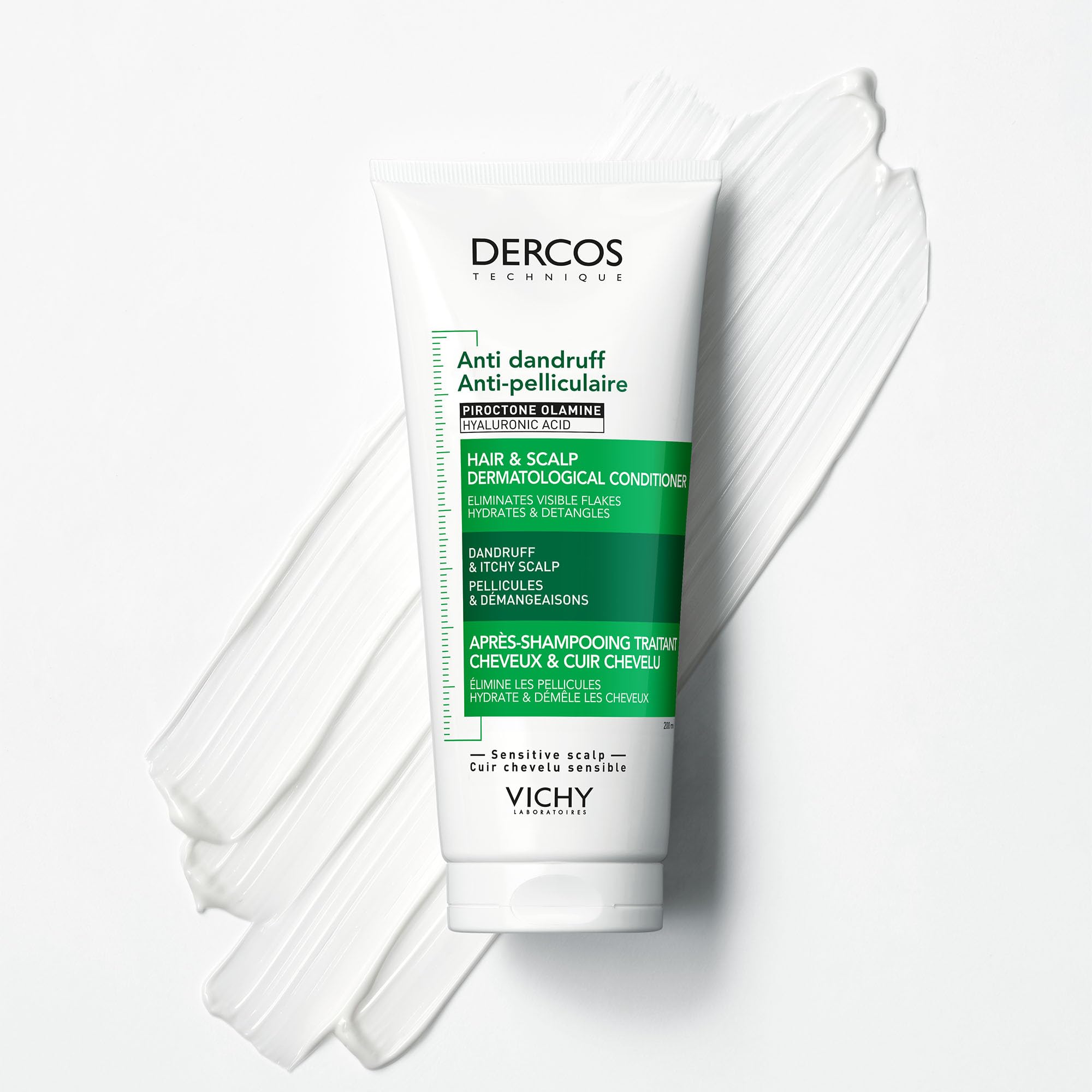 Vichy Dercos Anti-Dandruff Dermatological Conditioner for Flake-Free Hair 200ml