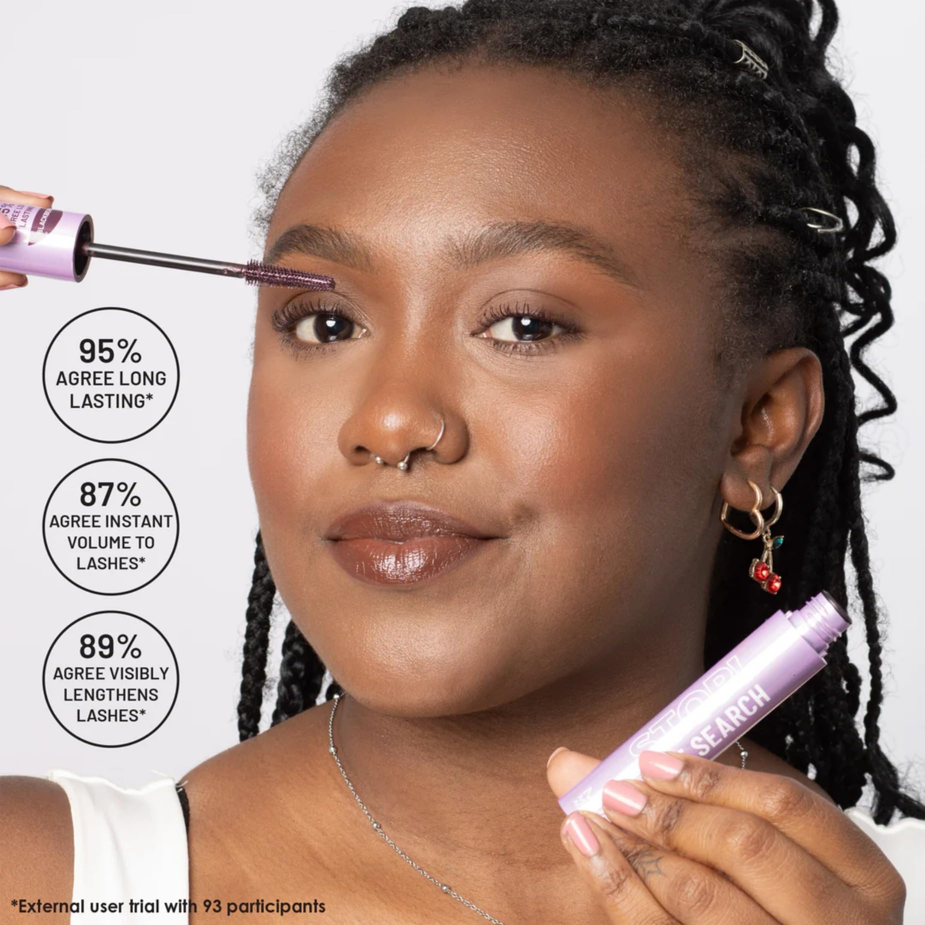 MUA Makeup Academy Stop The Search Mascara - Blackberry, Vegan & Cruelty-Free 8
