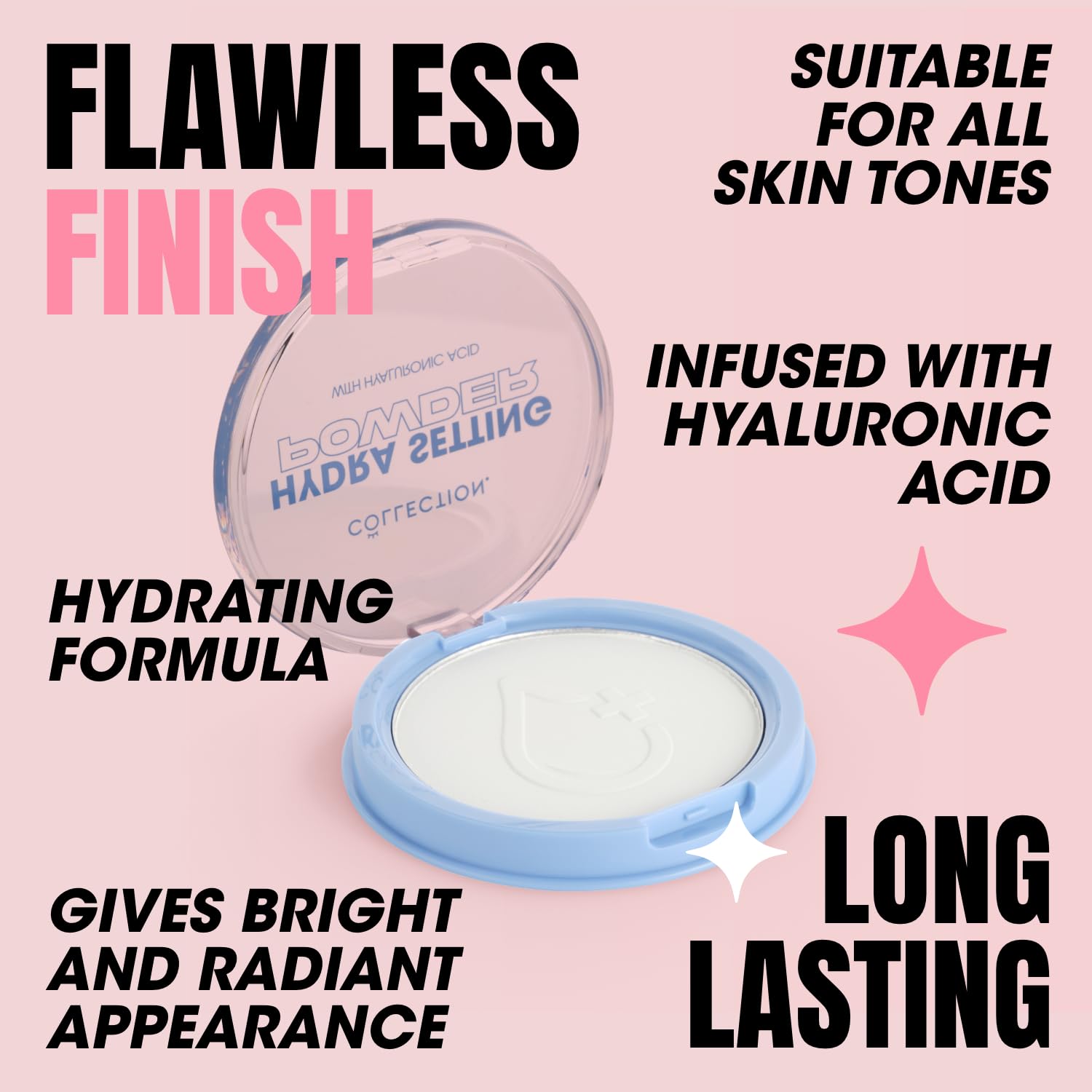 Collection Hydra Setting Powder, Invisible Finish with Hyaluronic Acid for Dry Skin 5