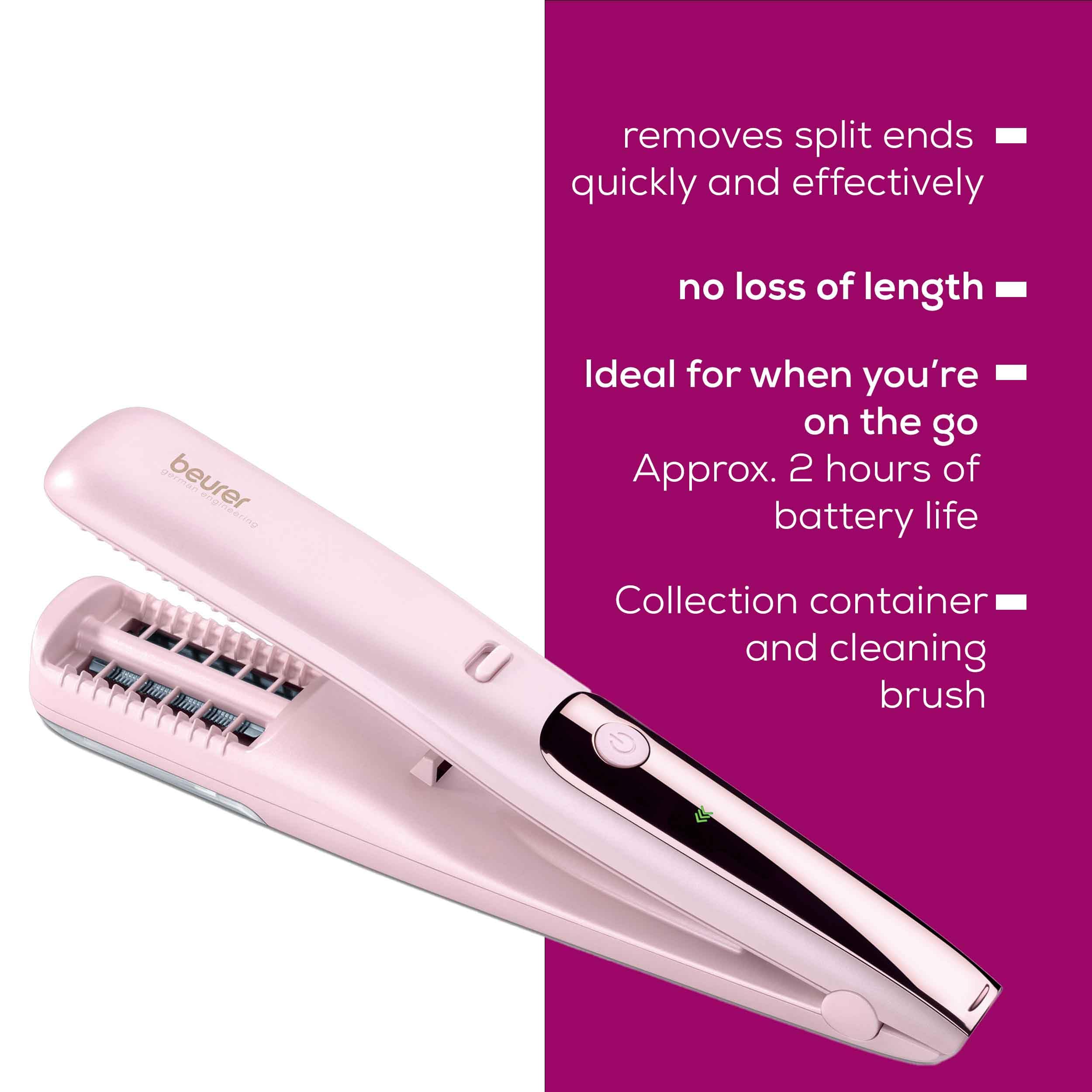 Beurer HT 22 Cordless Split End Remover with LED Display for Healthy, Shiny Hair 8