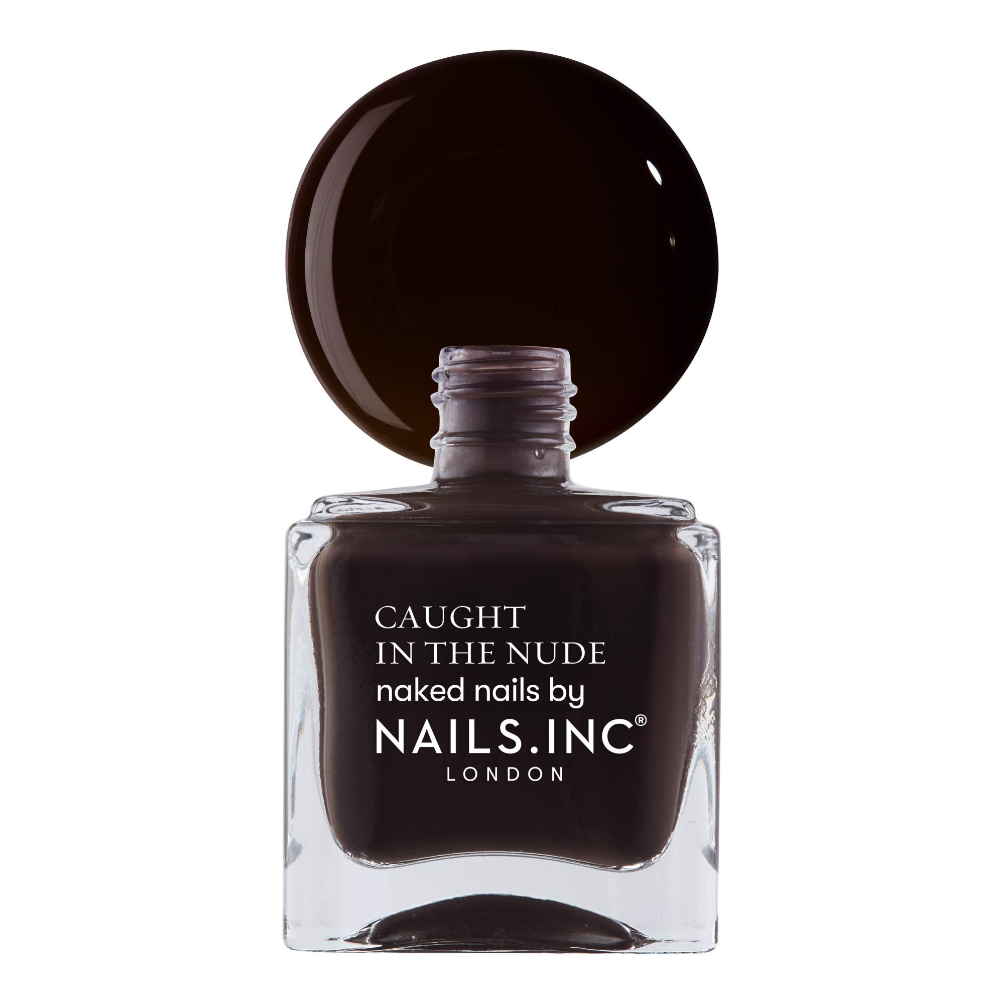 Nails Inc Copacabana Beach Dark Brown Nude Nail Polish 14 ml 3