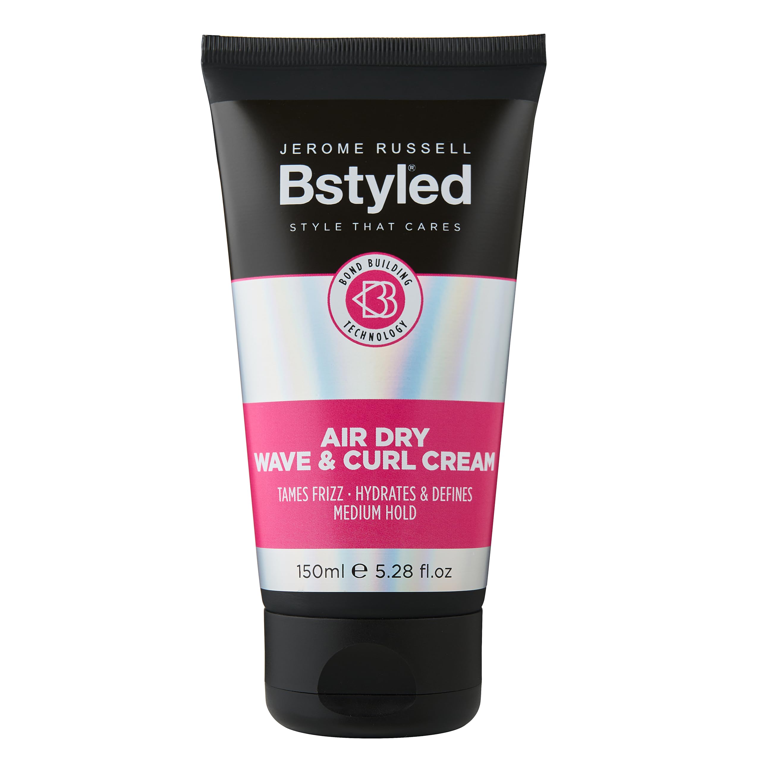BStyled Air Dry Wave & Curl Cream by Jerome Russell | Frizz-Free Definition