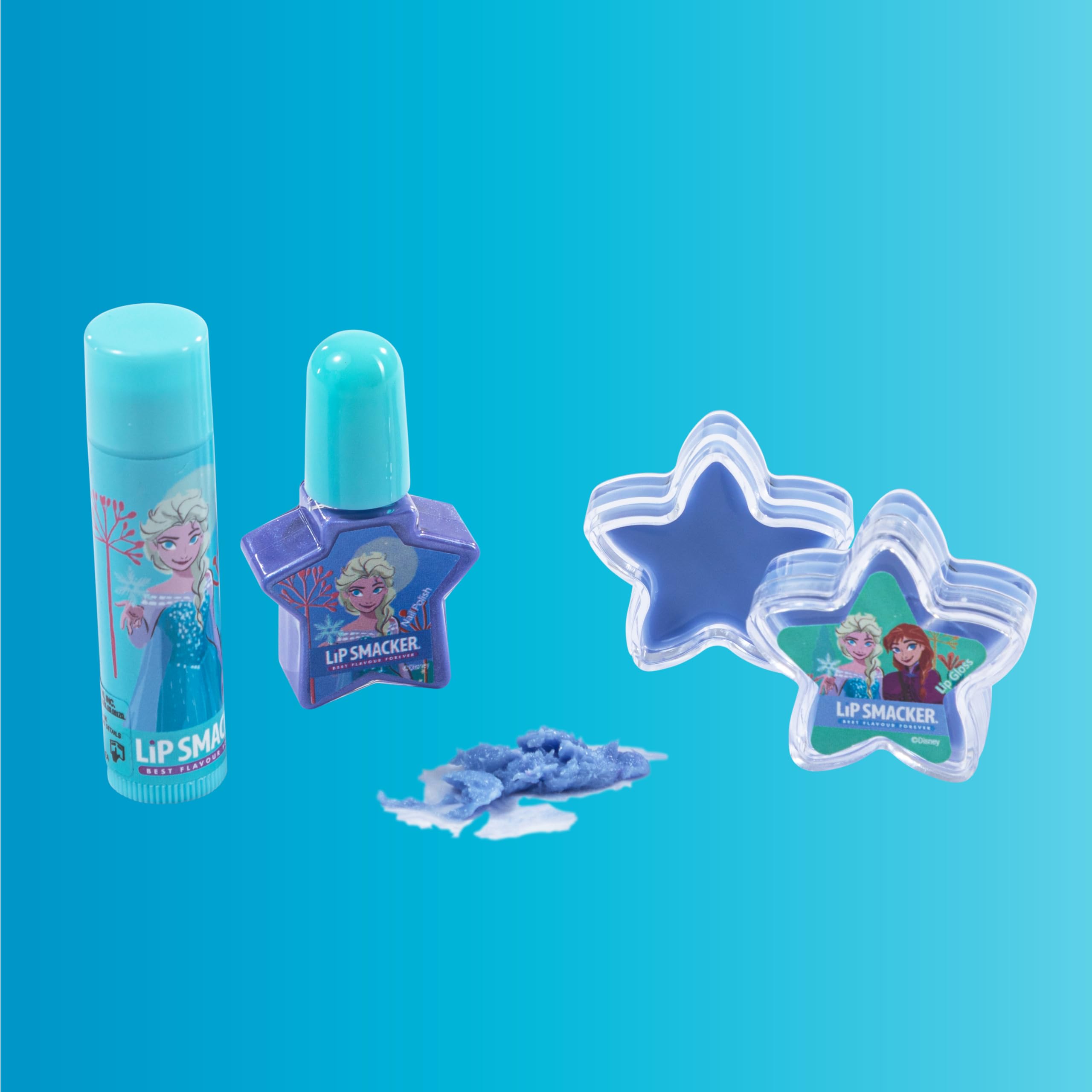 Lip Smacker Frozen Blockbuster All-in-One Makeup Gift Set with Lip Balms 3
