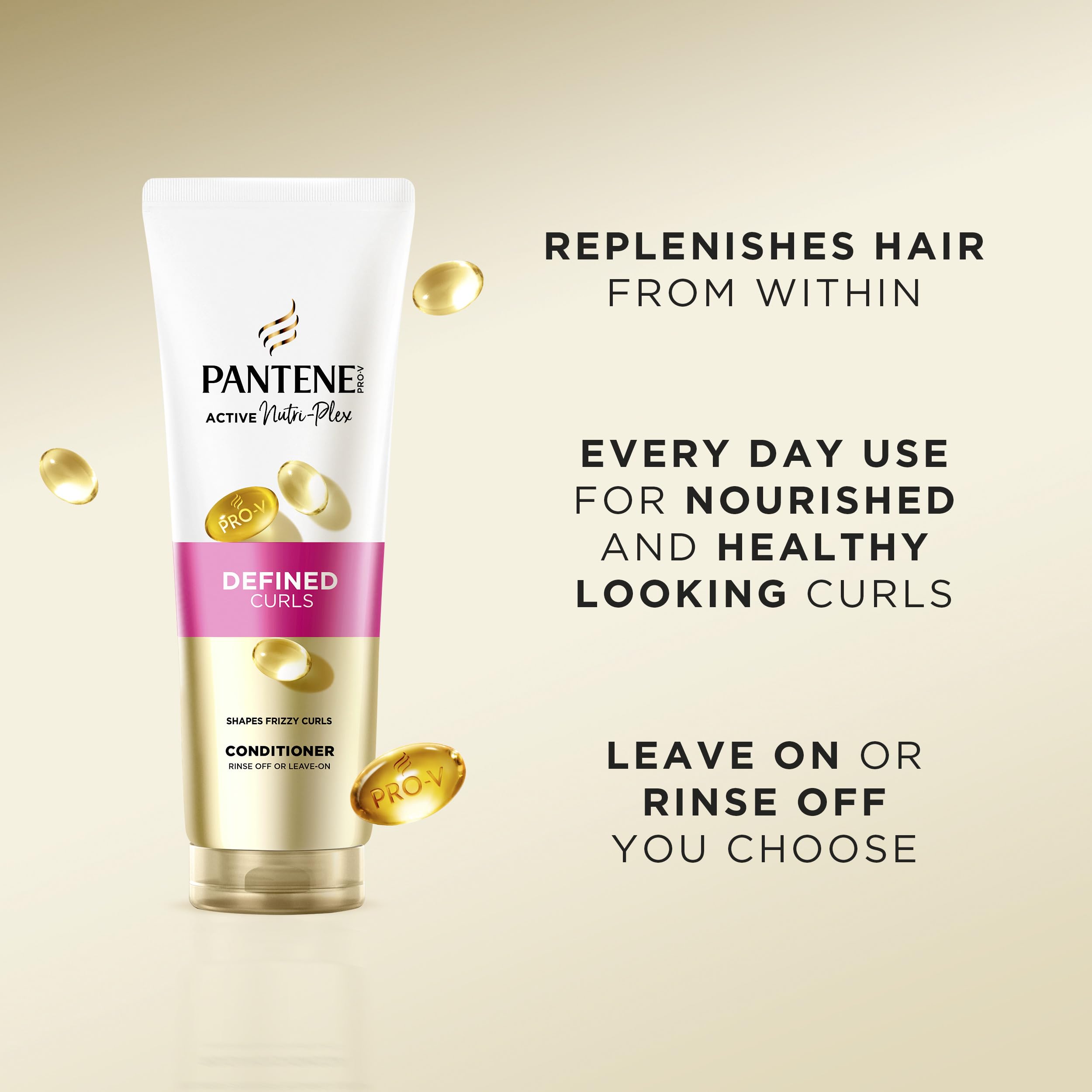 Pantene Pro-V Defined Curls Bundle: Shampoo, Conditioner, Mask & Leave-In Cream 5