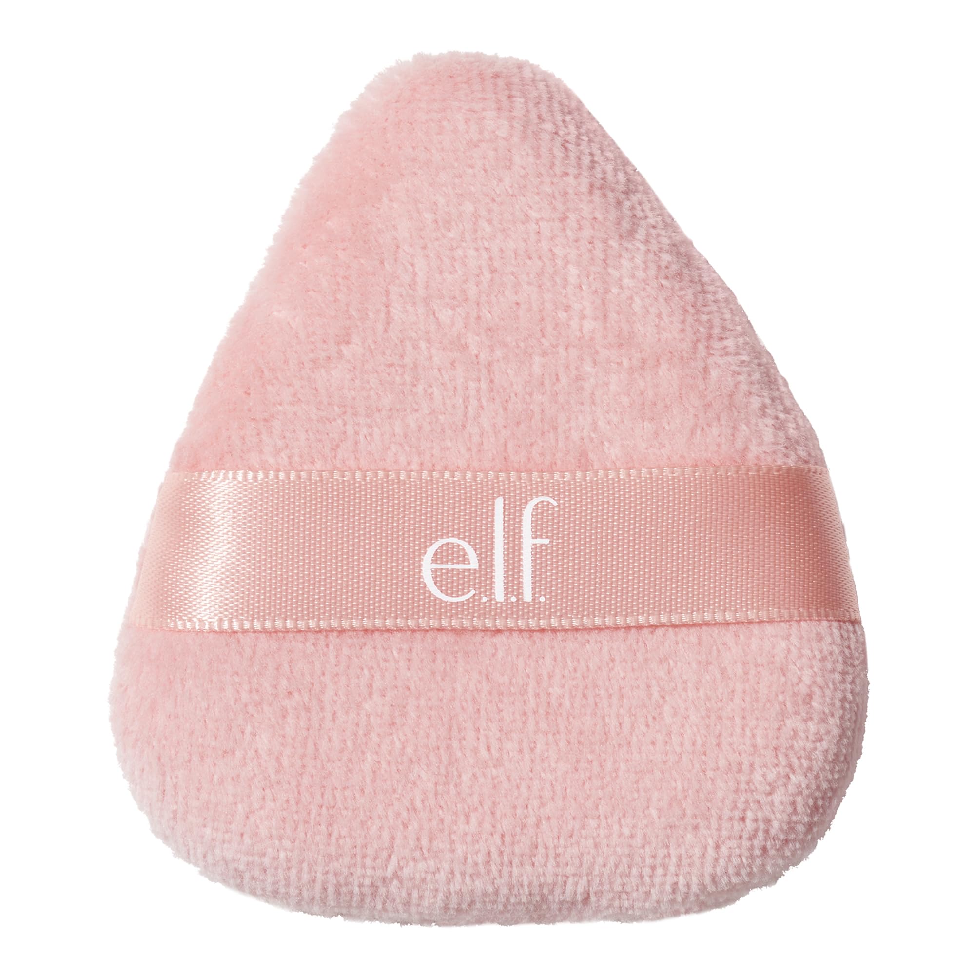 e.l.f. Halo Glow Powder Puff - Soft, Reusable Velour Puff for Loose or Pressed Powders