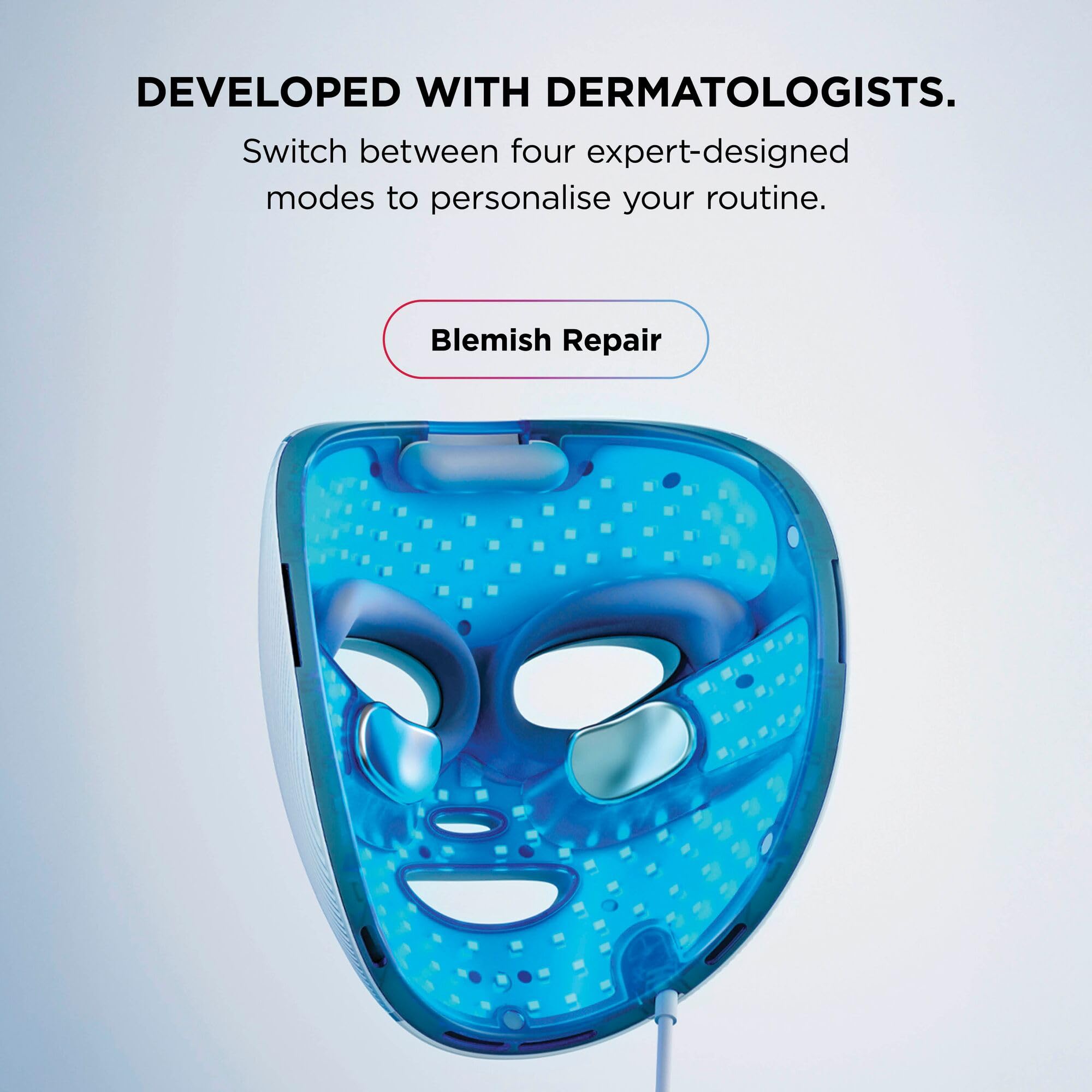 Shark CryoGlow LED Face Mask with Under-Eye Cooling for Anti-Aging & Blemish Repair 4