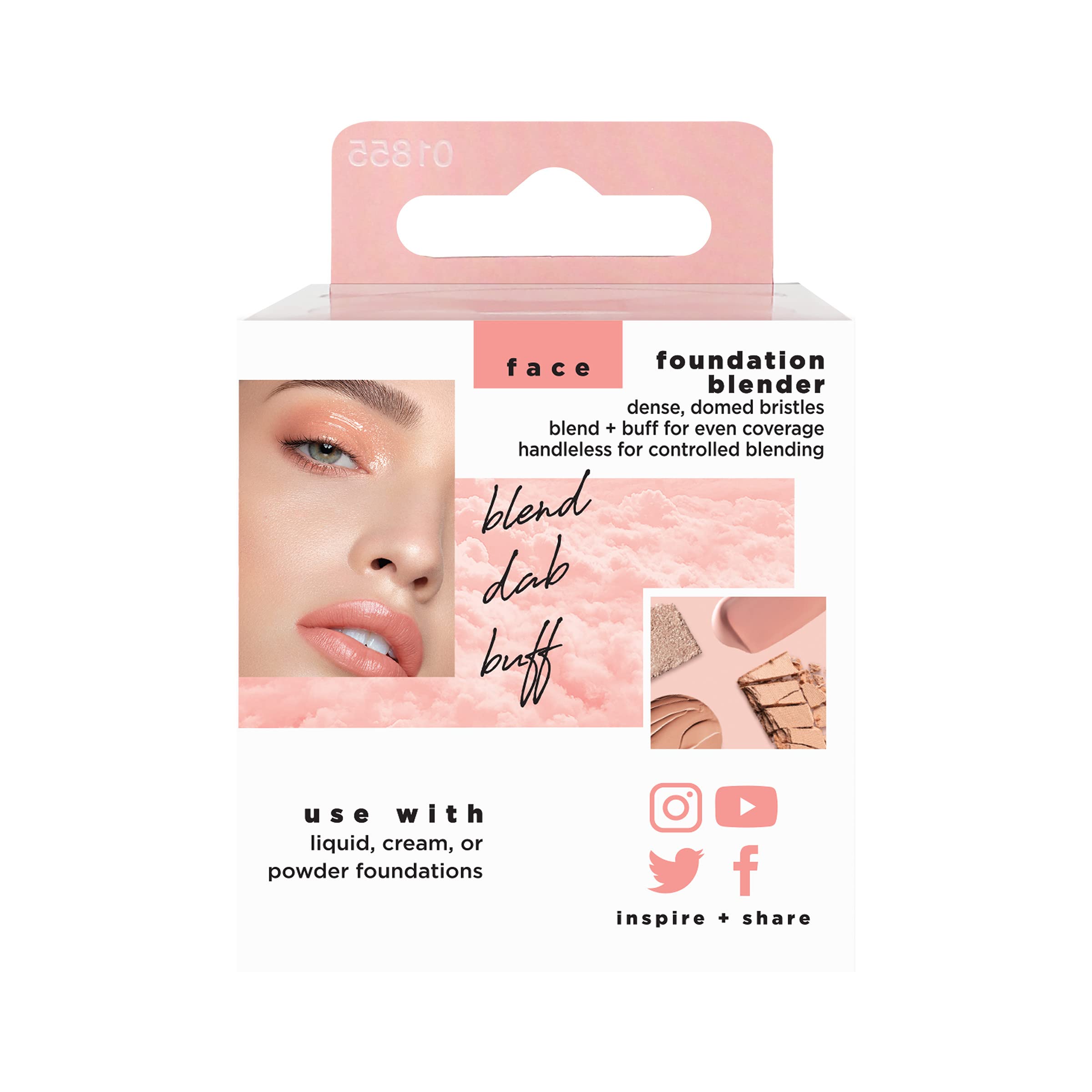 Real Techniques Handle-Less Face Blender Brush for Flawless Foundation Coverage 6